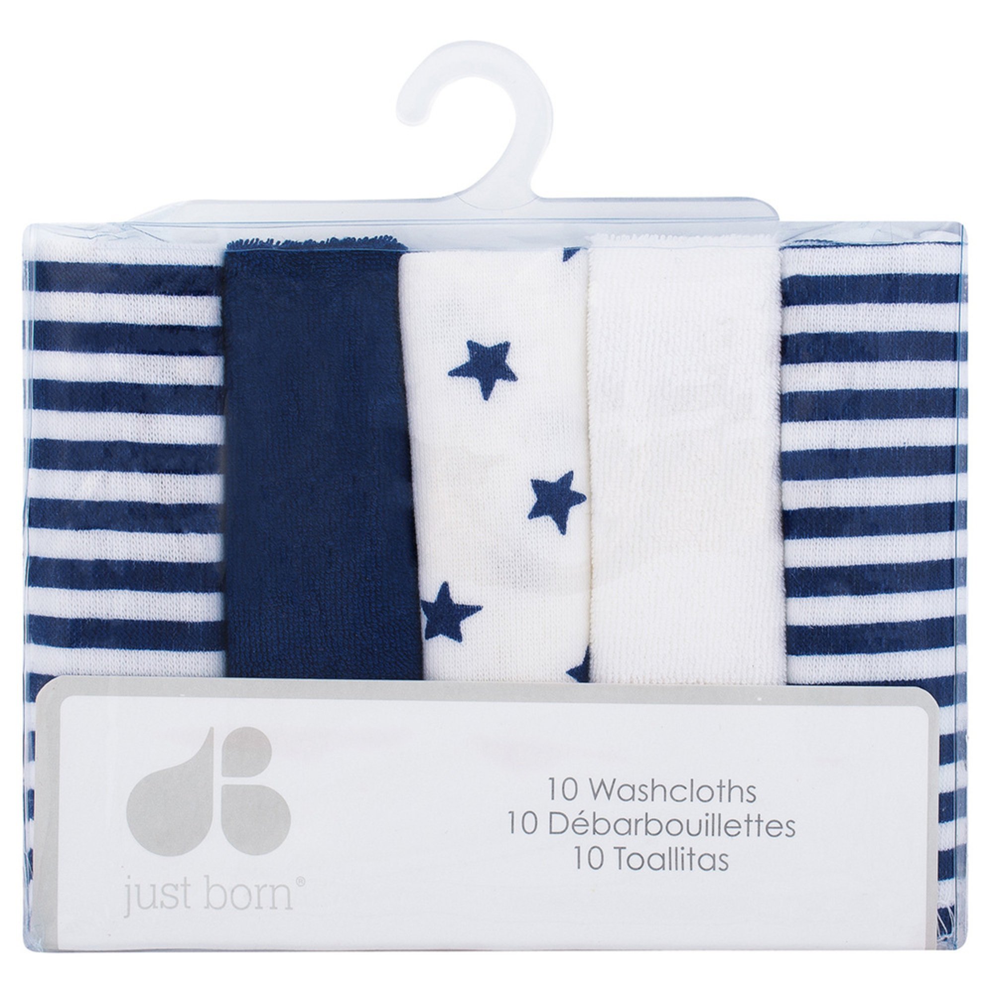 just bath by just born washcloths