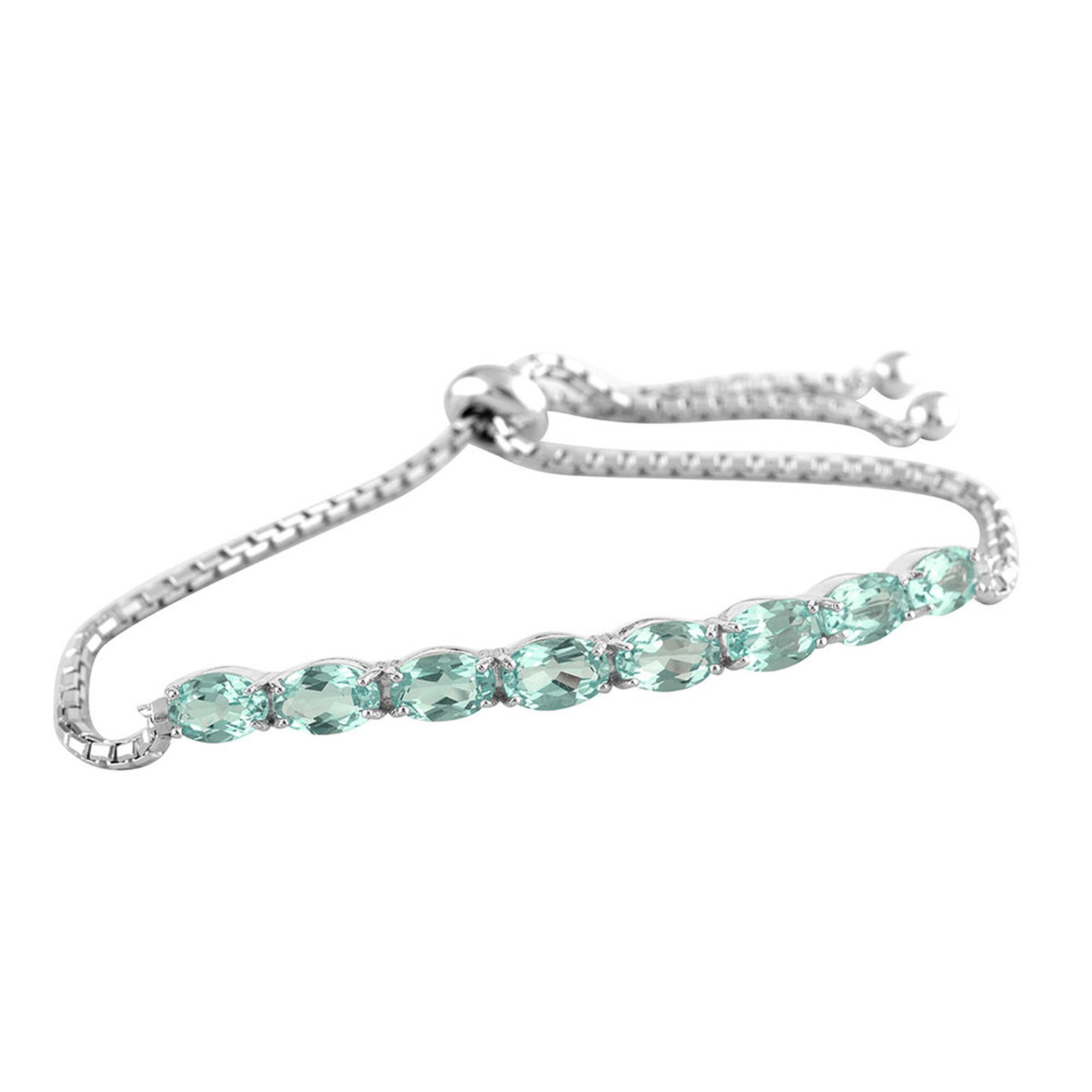 Aquamarine Bracelet, Sterling Silver Gemstone Bracelets Accessories