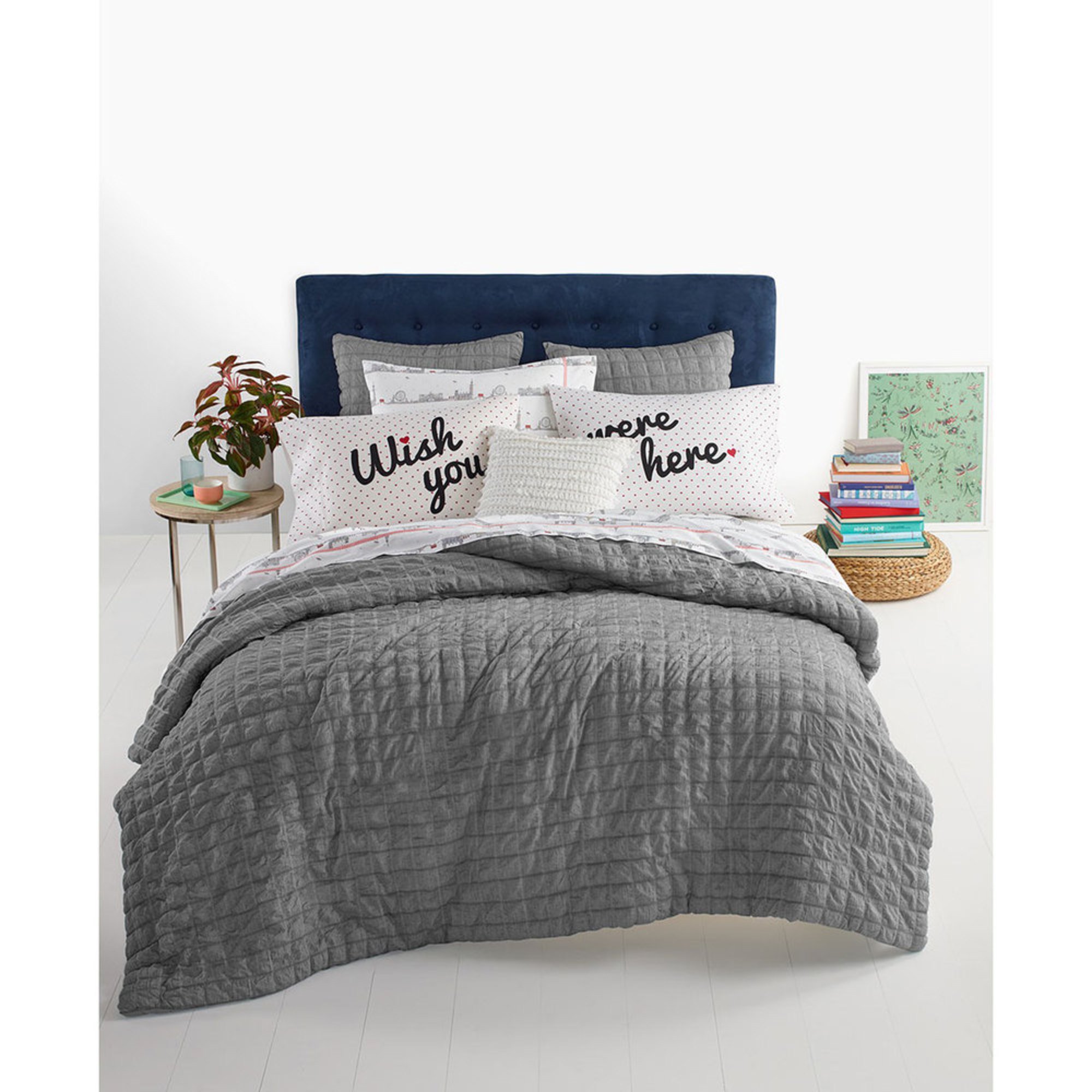 Martha Stewart Collection Whim Seersucker Comforter ...