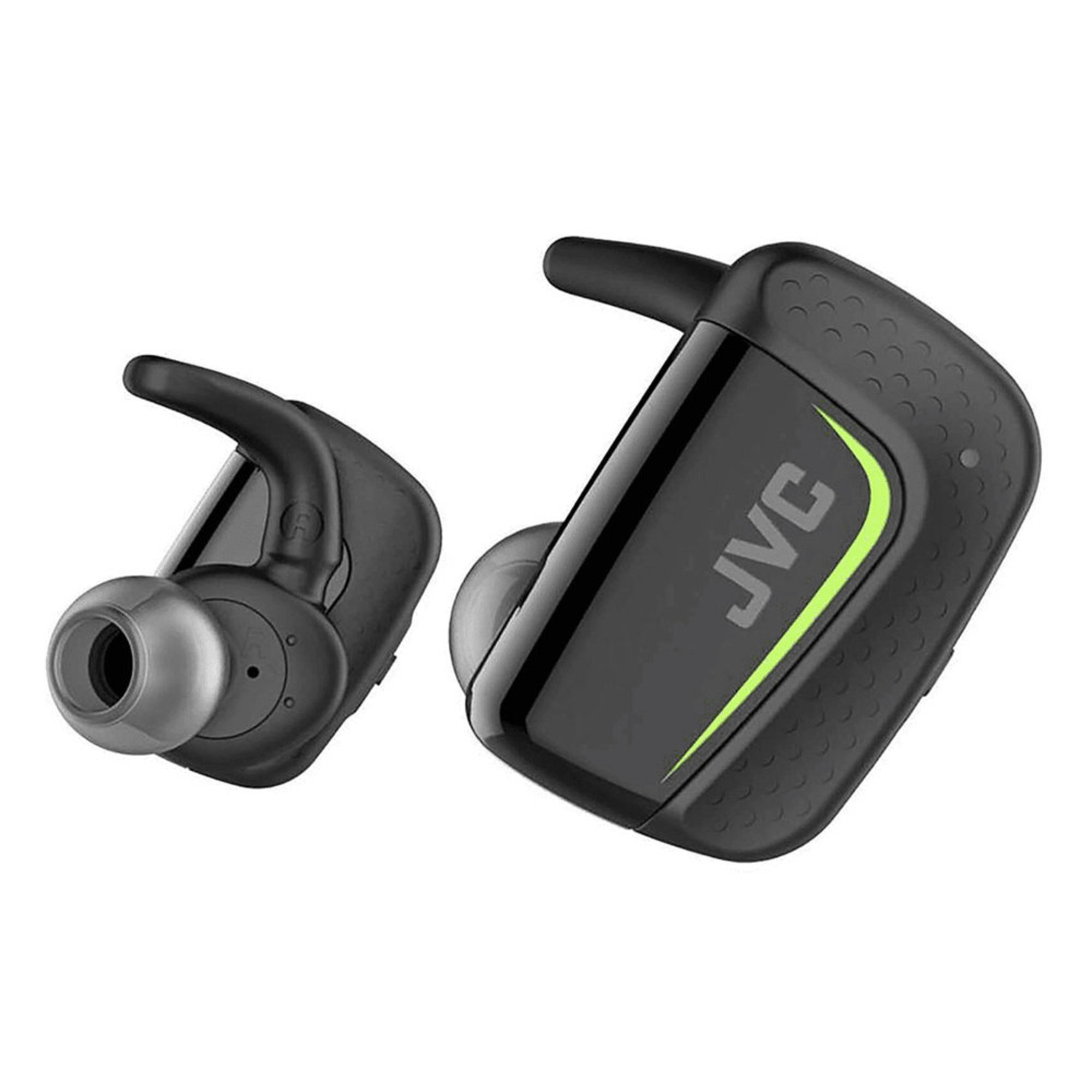 Jvc Completely Wireless Sports Headphones With Charging Case Earbud