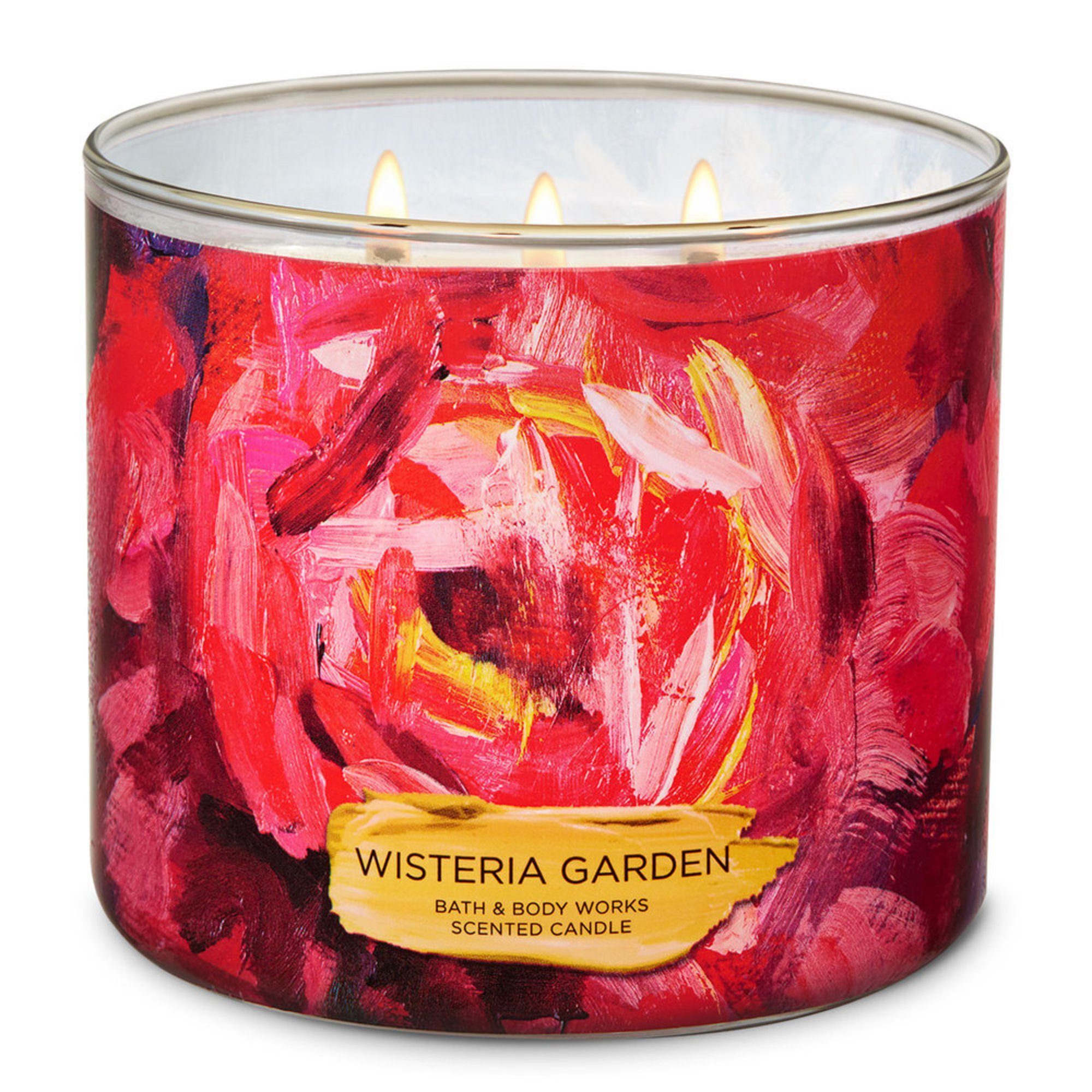 Bath Body Works Wisteria Garden 3 Wick Candle Scented