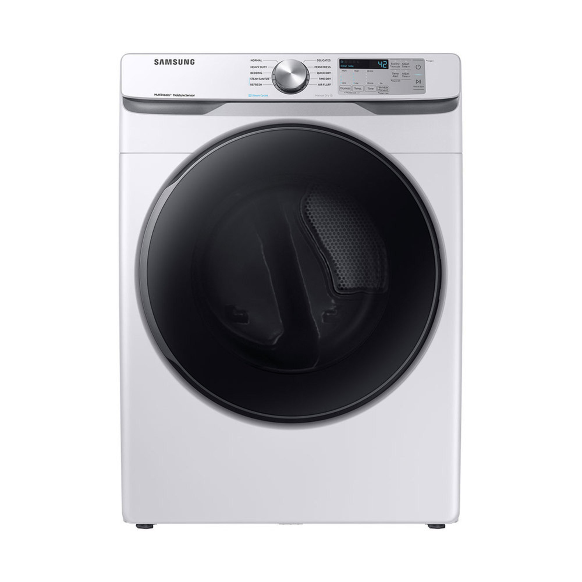 Samsung 7.5cu.ft. Electric Dryer With Steam Sanitize, White