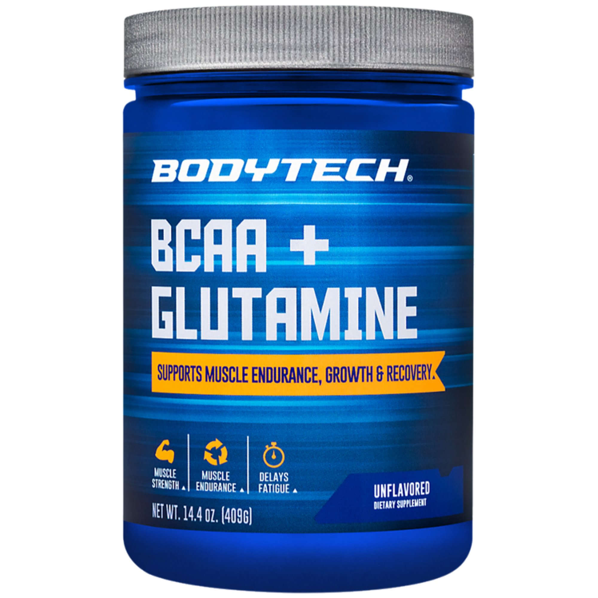 Bodytech Bcaa Plus Glutamine Unflavored 14.4oz 59 Servings Intra