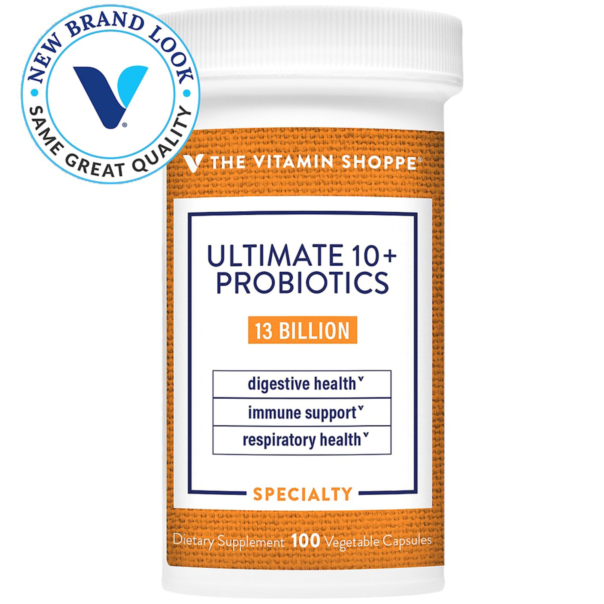 The Vitamin Shoppe Ultimate 10+ Probiotics 13 Billion Cfus 100
