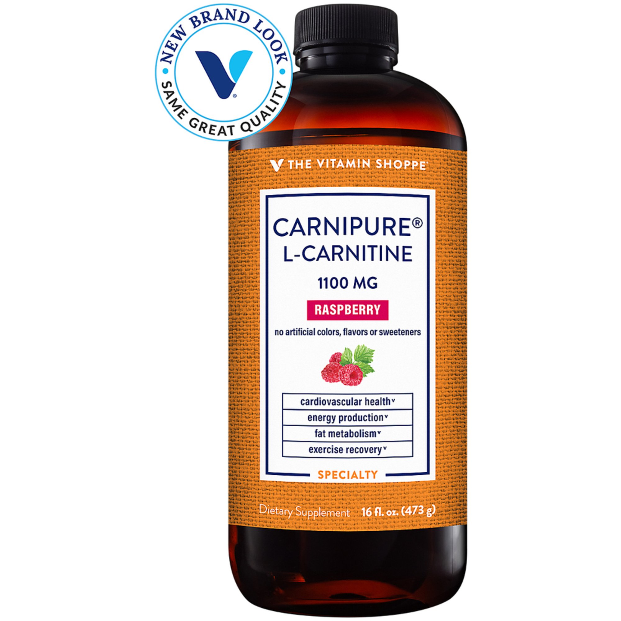 The Vitamin Shoppe Carnipure Lcarnitine Amino Acid 1,100 Mg Raspberry