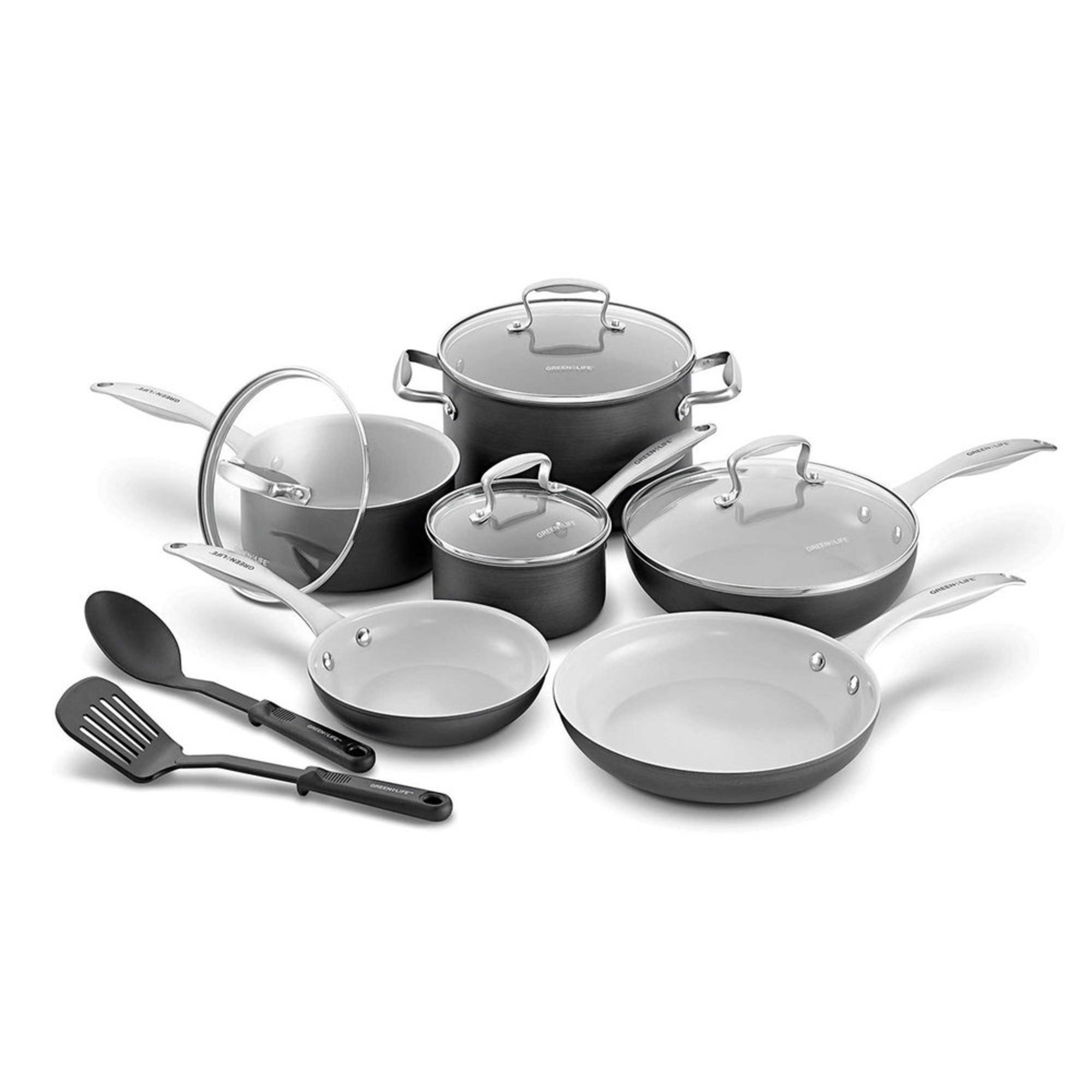 Greenlife 12piece Ceramic Cookware Set Cookware Sets For The Home