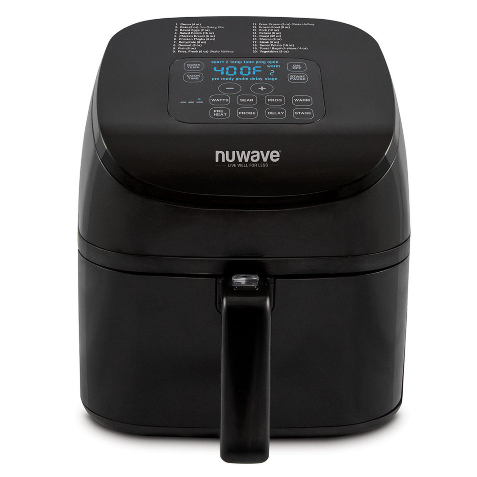 Nuwave 4.5quart Air Fryer With Probe Fryers For The Home Shop