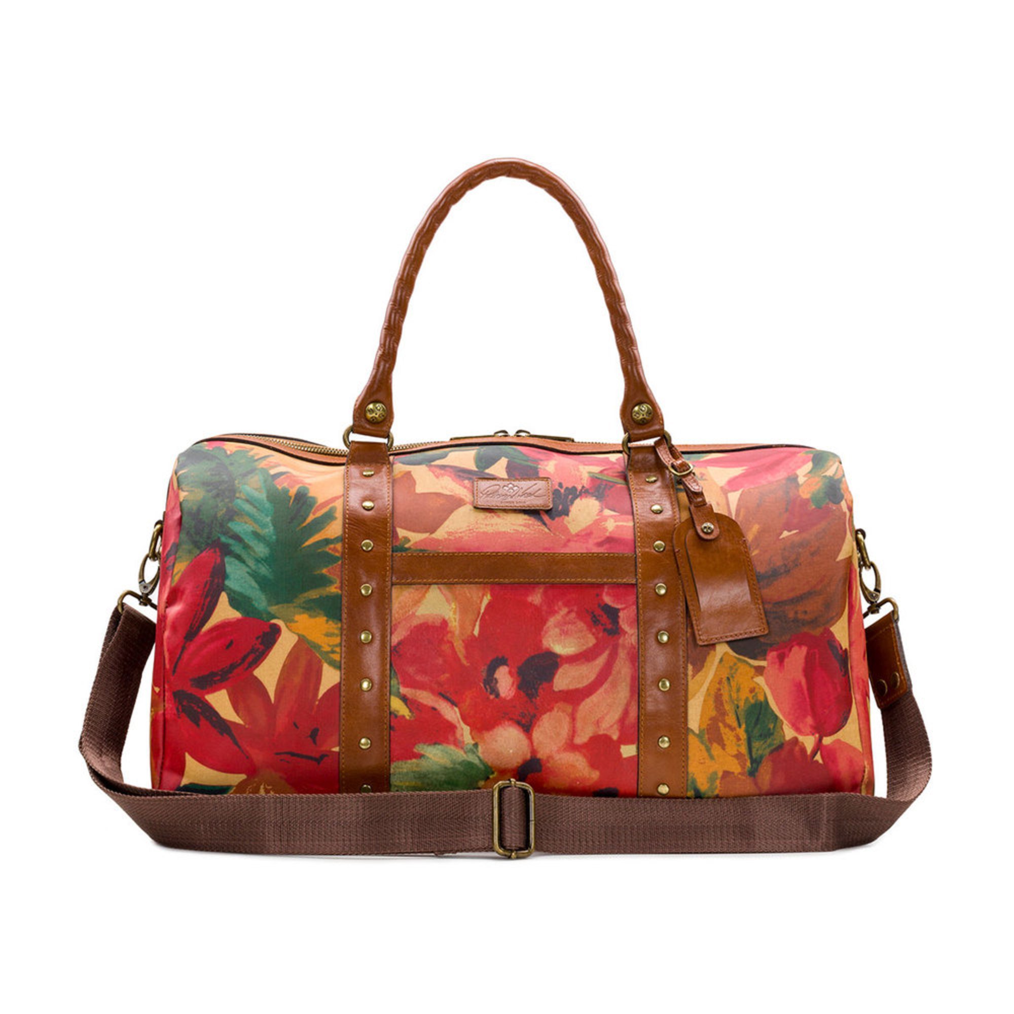 Patricia Nash Coated Canvas Spring Multi Milano Duffel Women's Travel