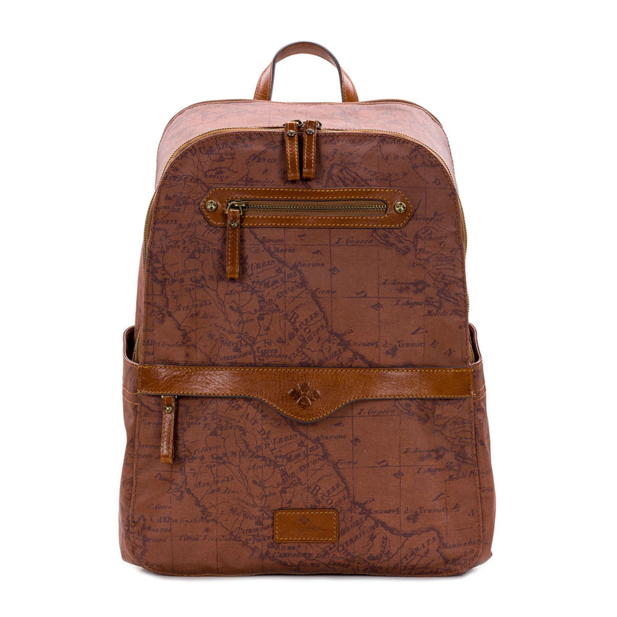 Patricia Nash Coated Canvas Signature Map Karina Backpack Women's