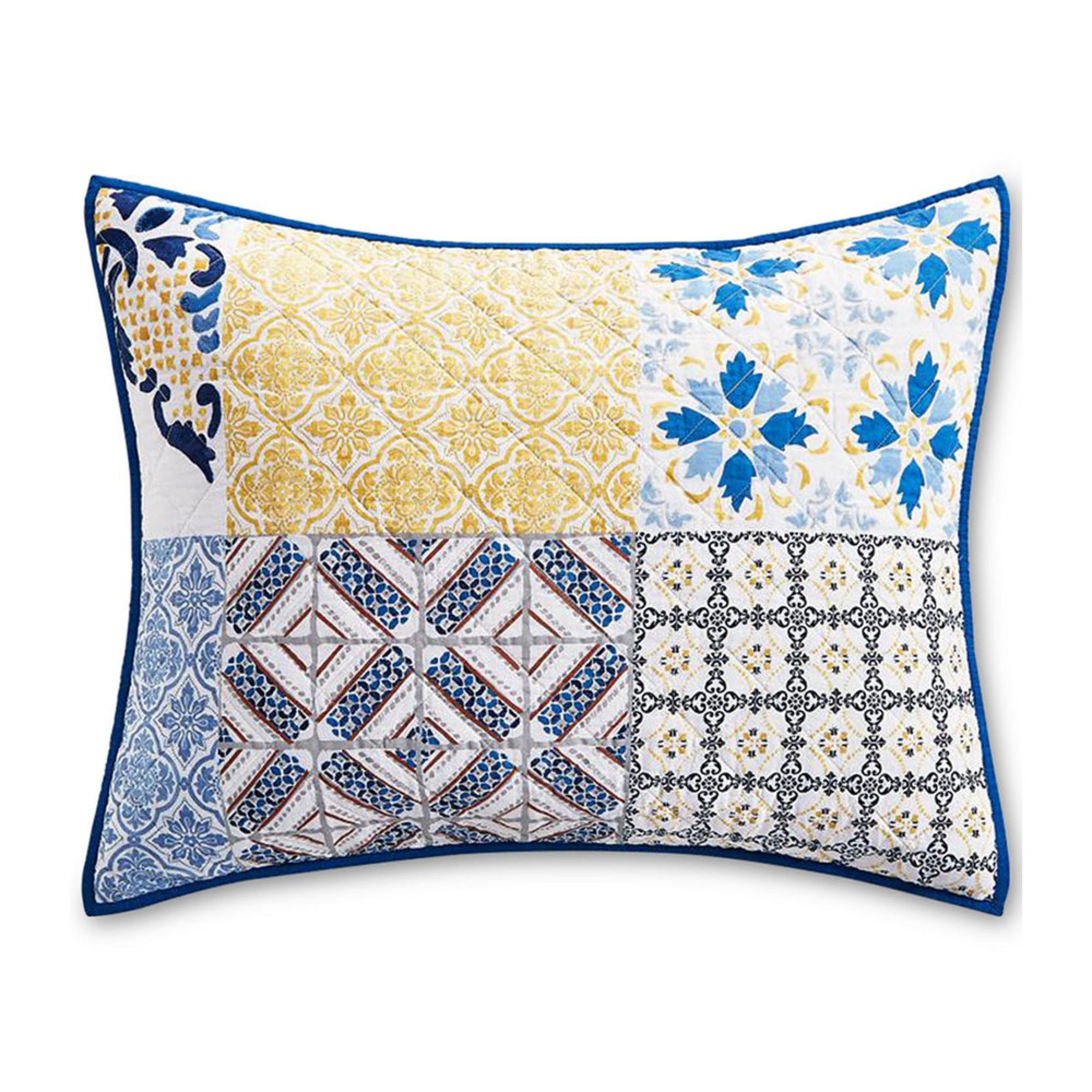 Martha Stewart Collection Ladlcvda Patch Pillow Case, Standard Sheets