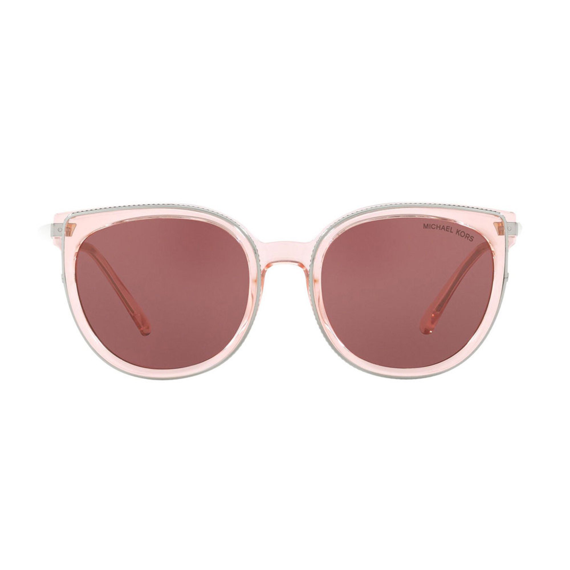 Michael Kors Womens Bal Harbour Square Pink Sunglasses 