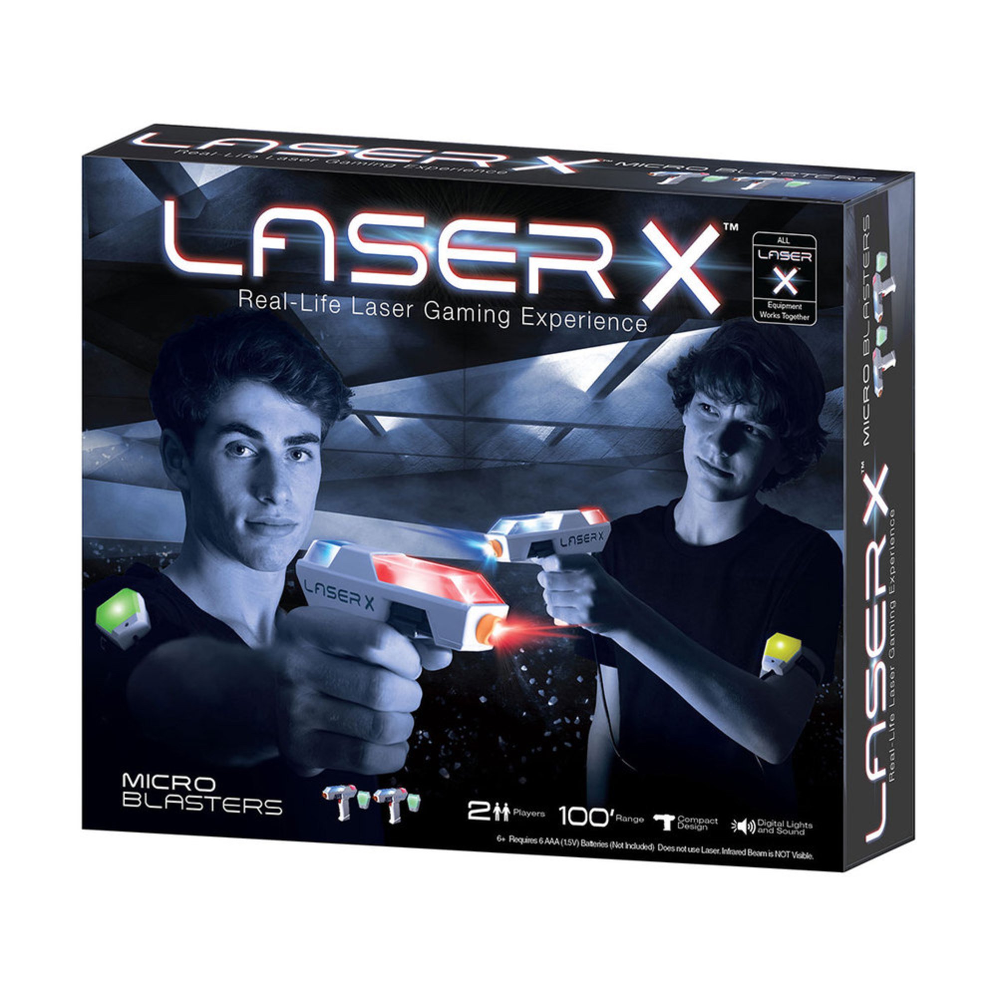  Laser X Micro Double  Toy Blasters Baby Kids Toys 