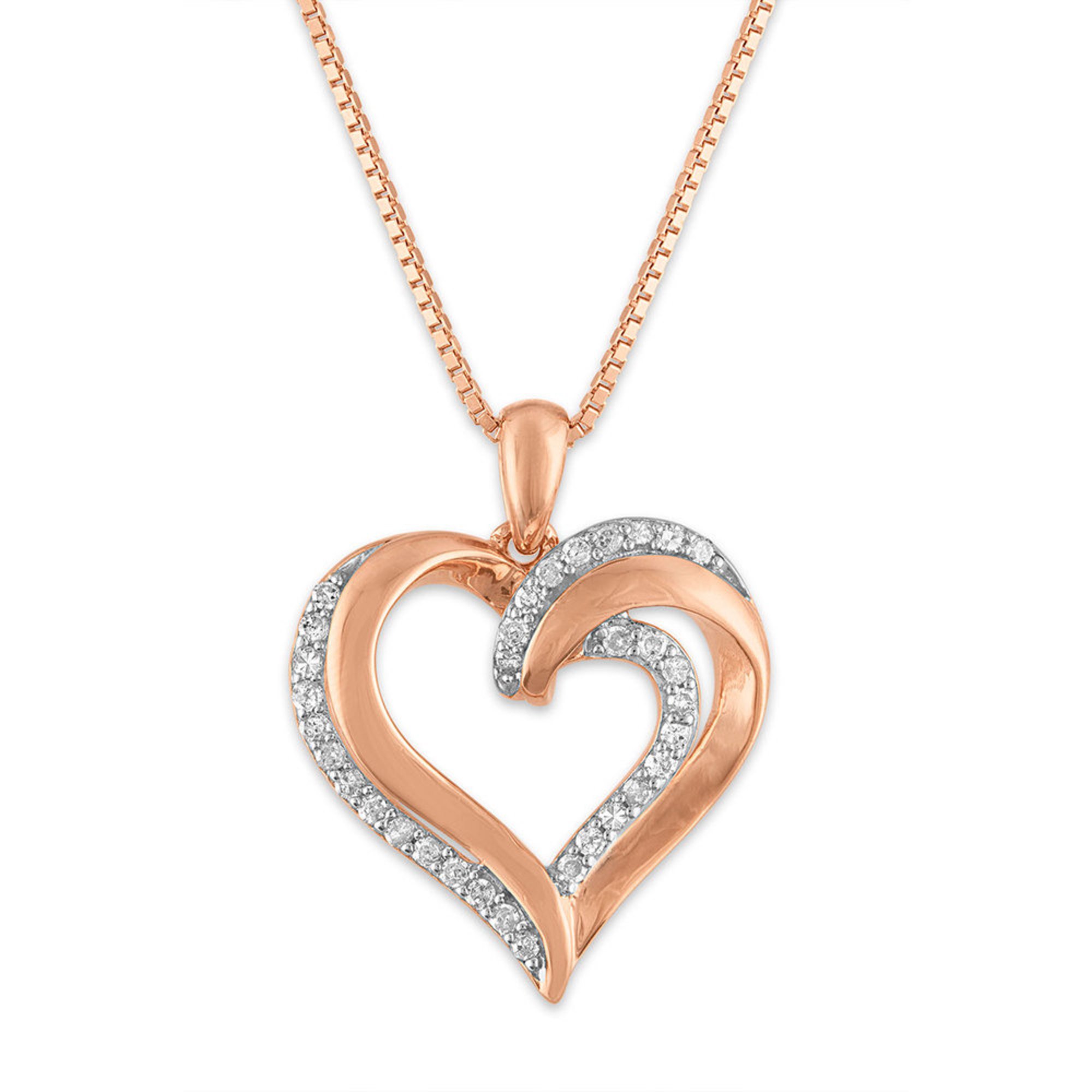 1/4 Ct.tw. Diamond Heart Pendant | Diamond Necklaces | Accessories ...