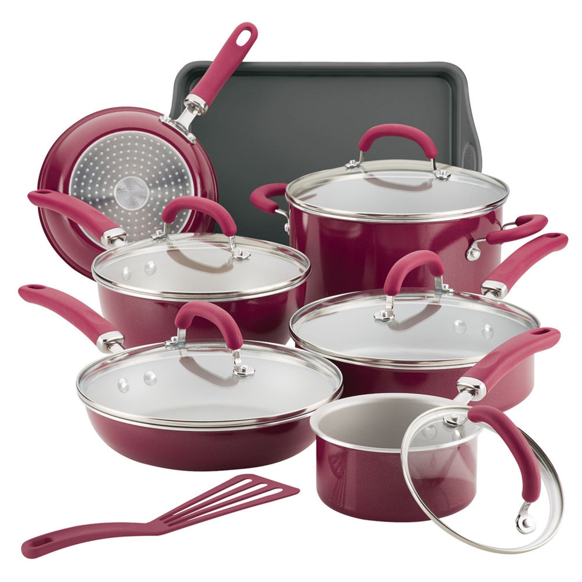 rachael-ray-create-13-piece-porcelain-cookware-set-burgundy-shimmer