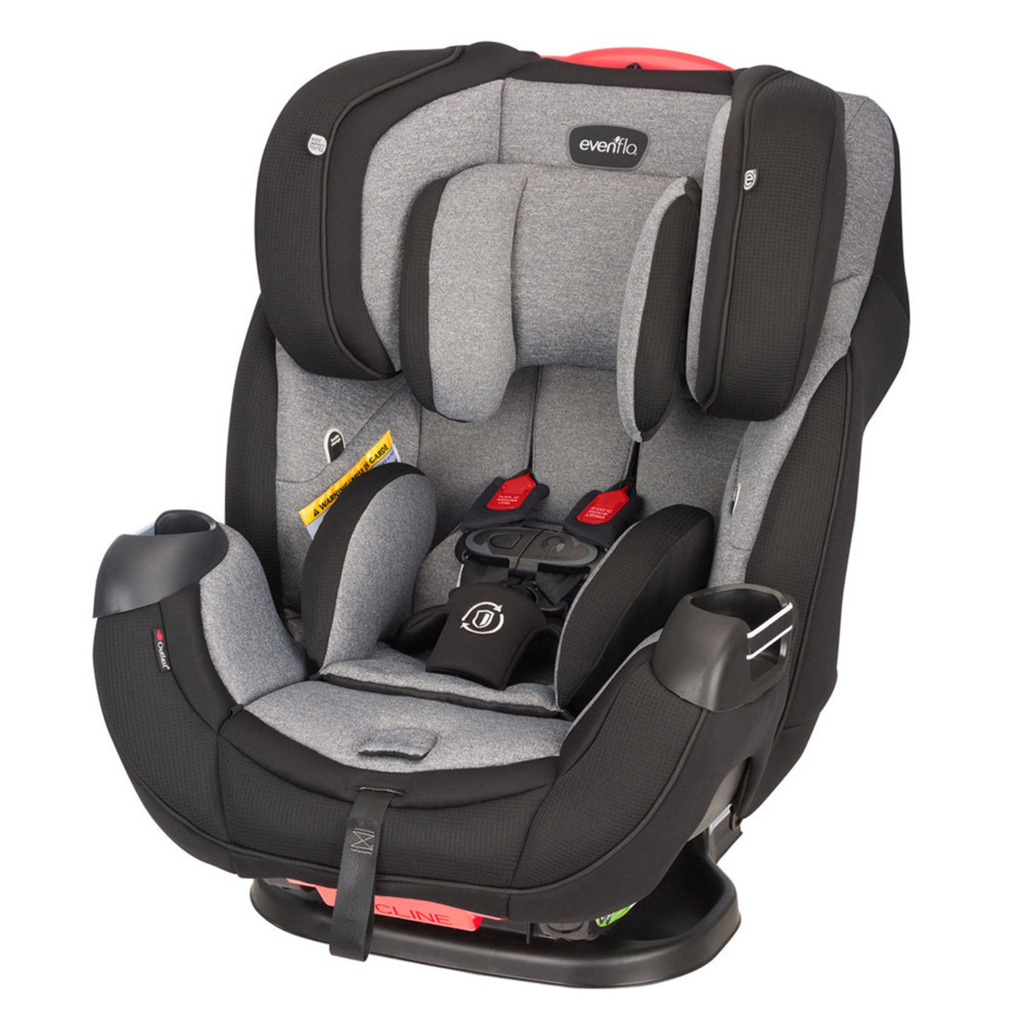Evenflo Symphony Platinum Dlx Convertible Car Seat Ashland Gray