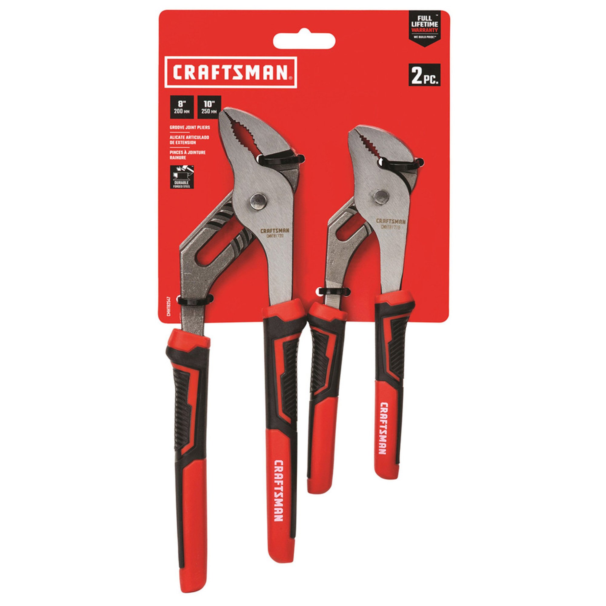 Craftsman 8" And 10" Groove Joint Plier Set Hand Tools General