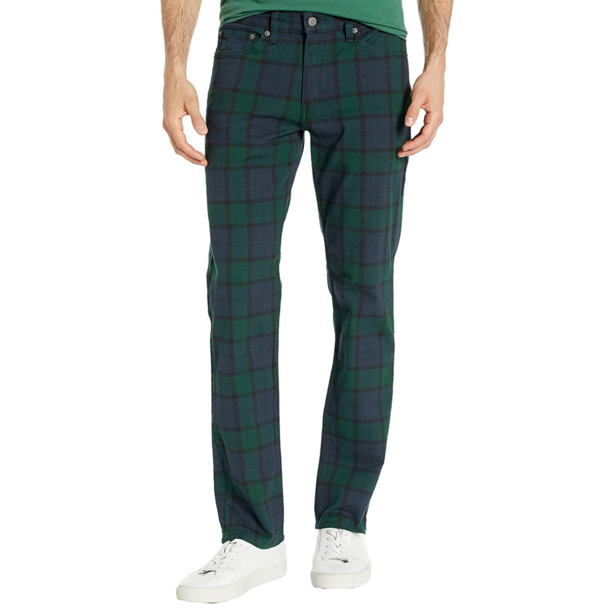 levi's plaid jeans
