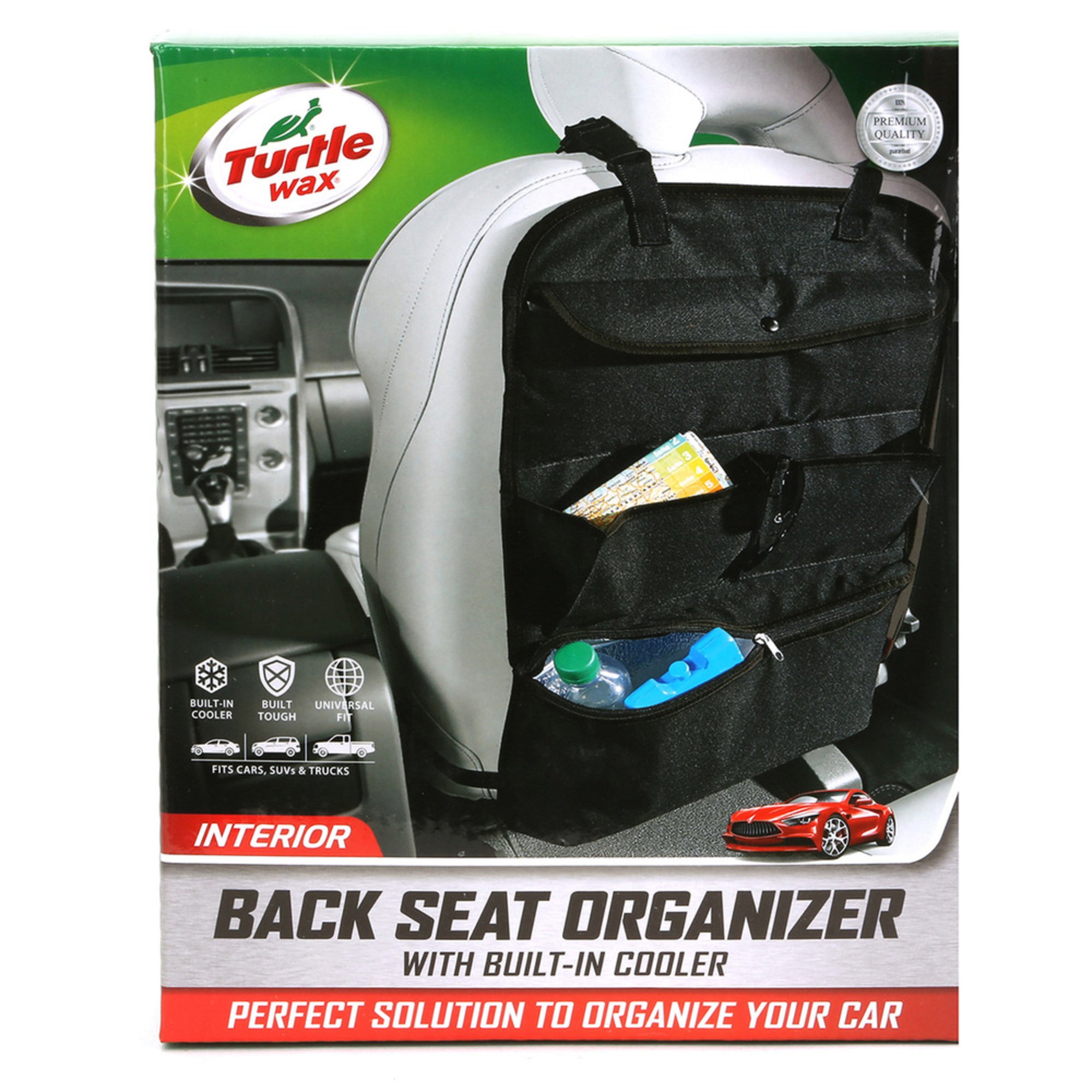 Turtle Wax Back Seat Organizer W/ Cooler Auto Interiors General