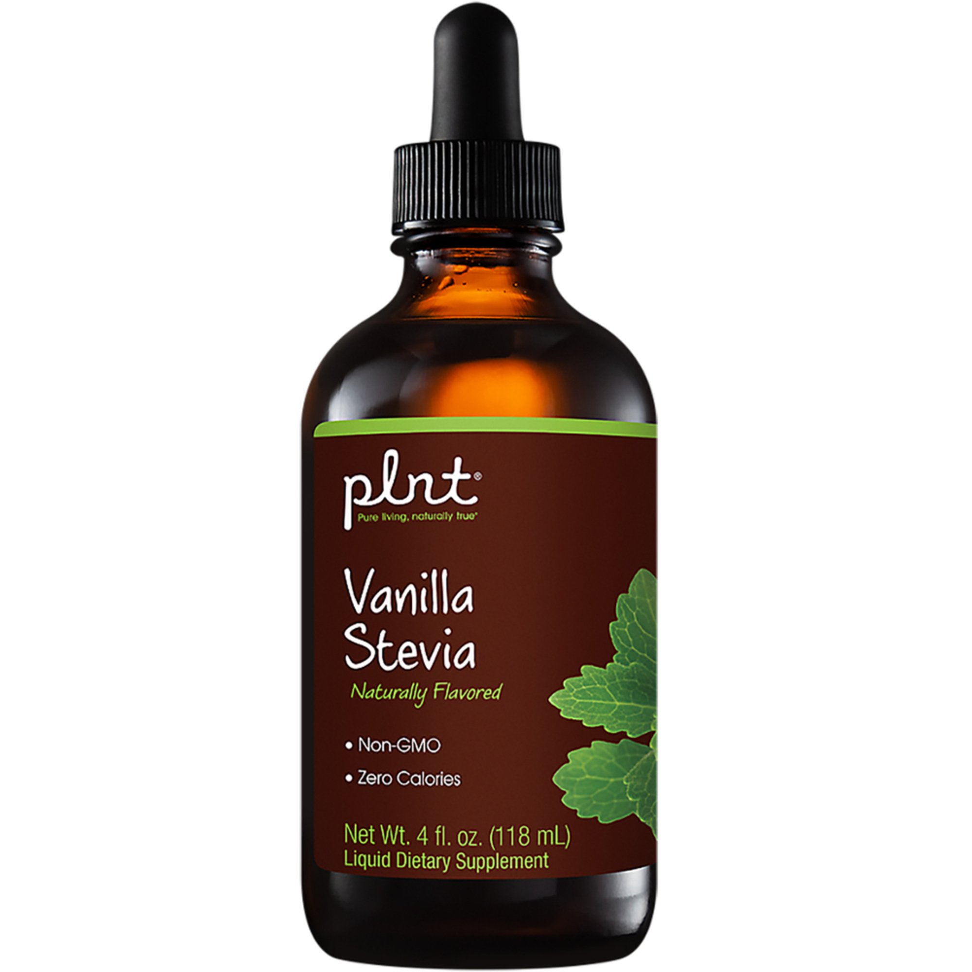 Plnt Vanilla Stevia Extract 50 Mg 4 Fluid Ounces Herbs & Minerals