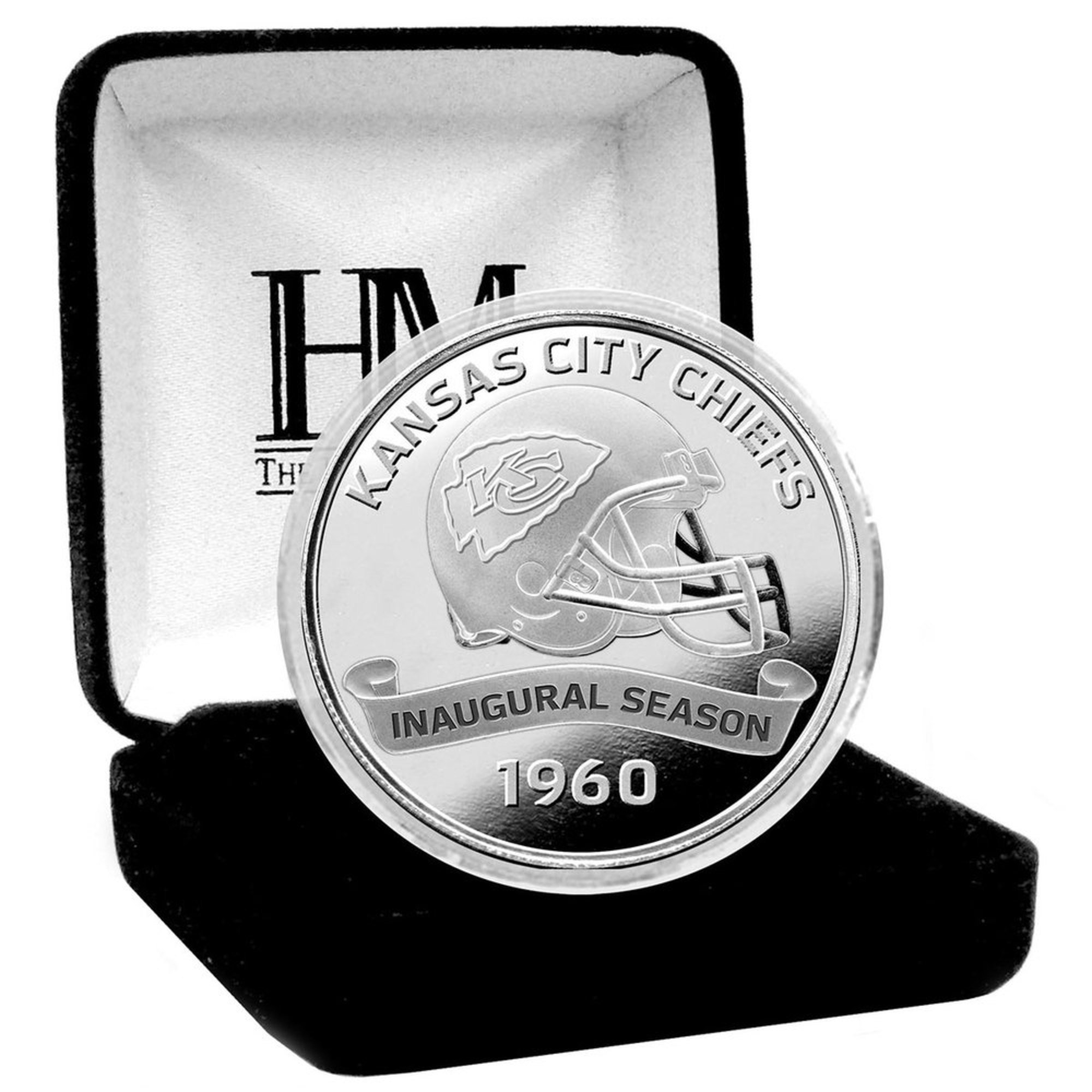 The Highland Mint Kansas City Chiefs 100th Anniversary Silver Mint Coin