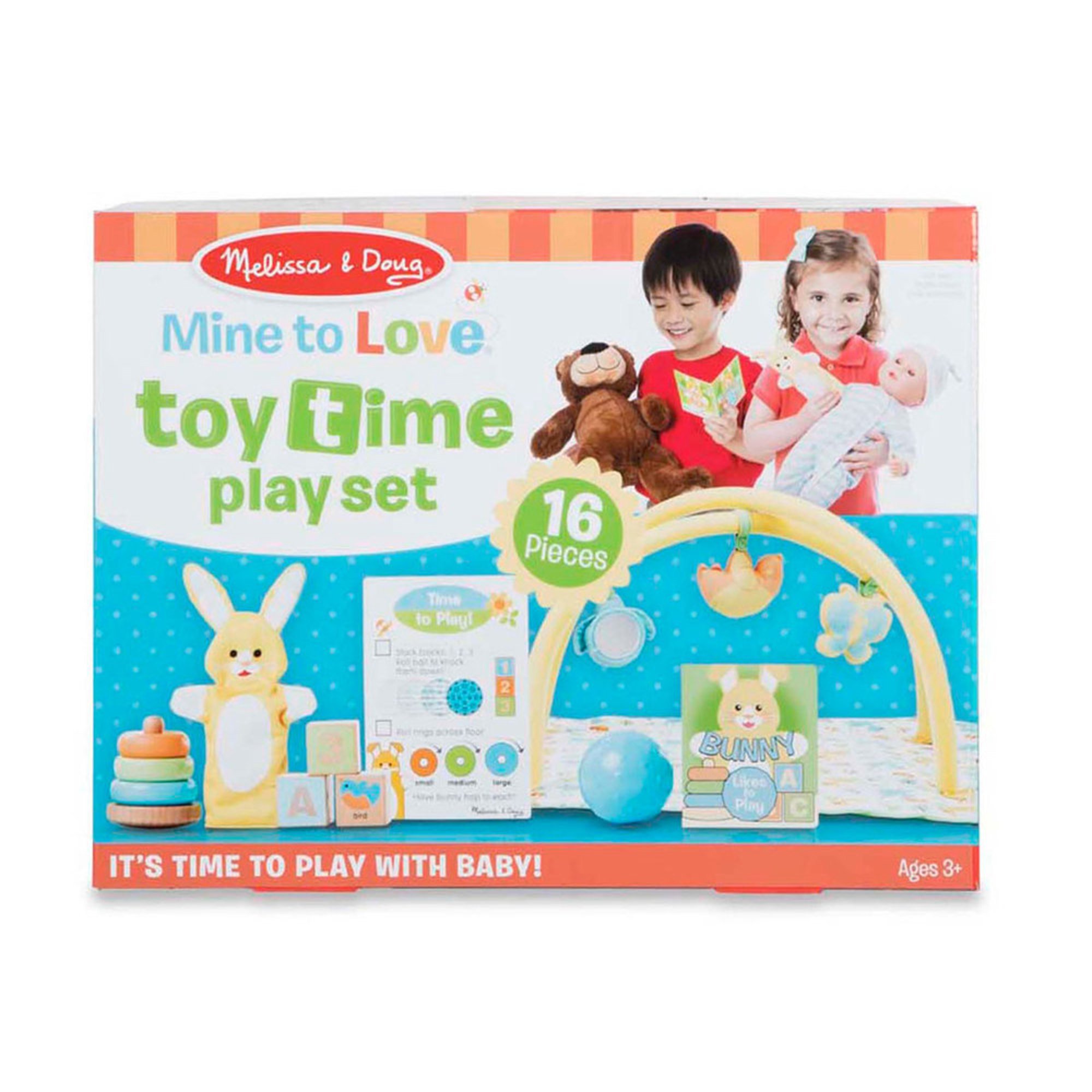 Melissa & Doug 16 Piece Activity Gym For Your Baby Doll Doll