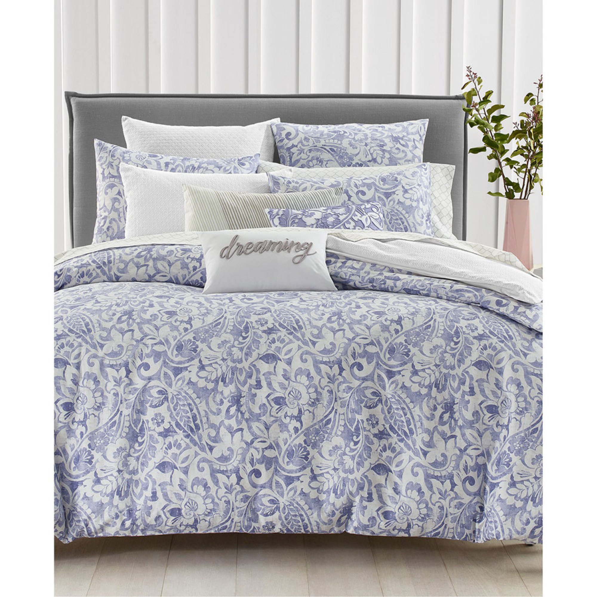 Charter Club Text Paisley Comforter Bedding Basics For The