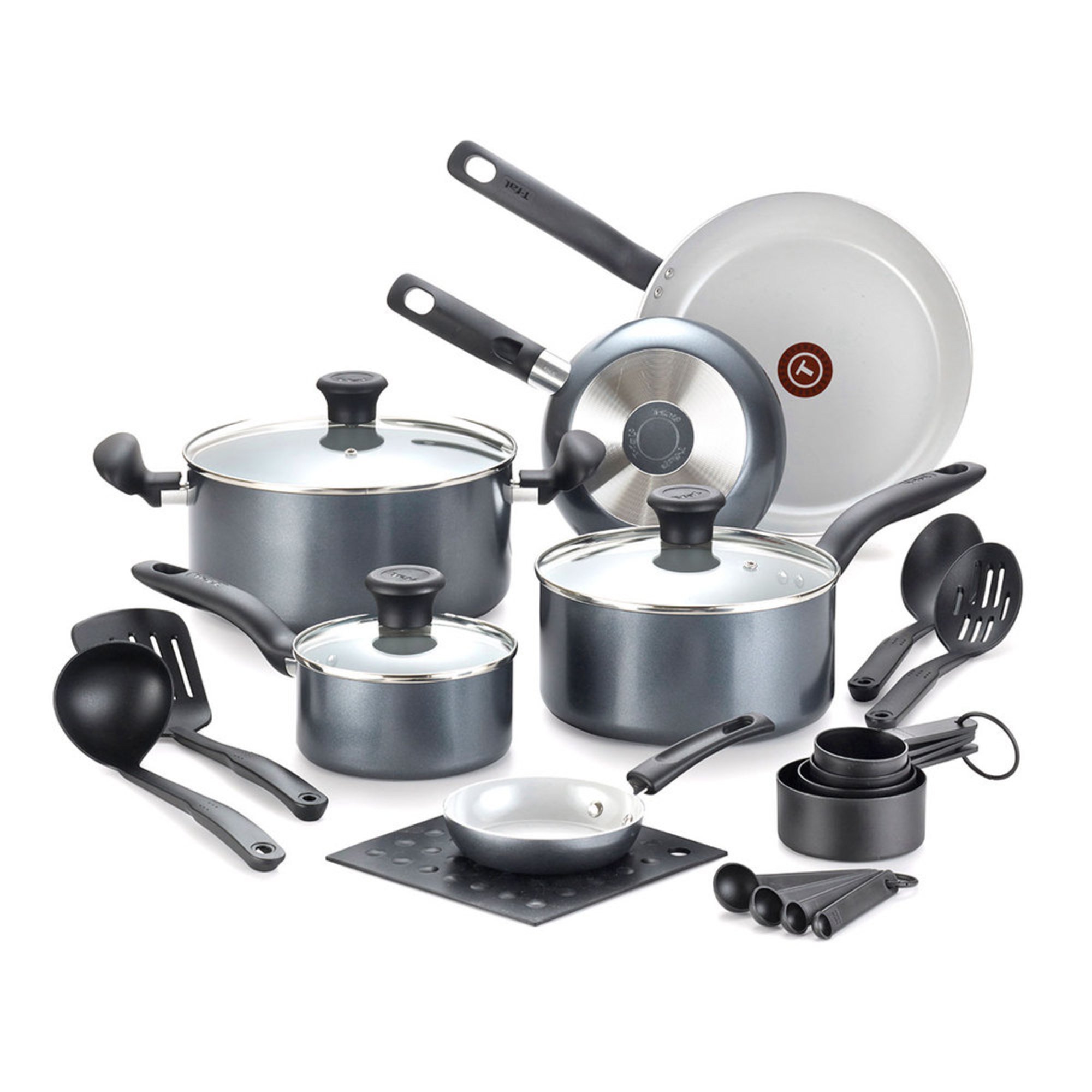 Tfal 16piece Initiatives Ceramic Cookware Set Cookware Sets For