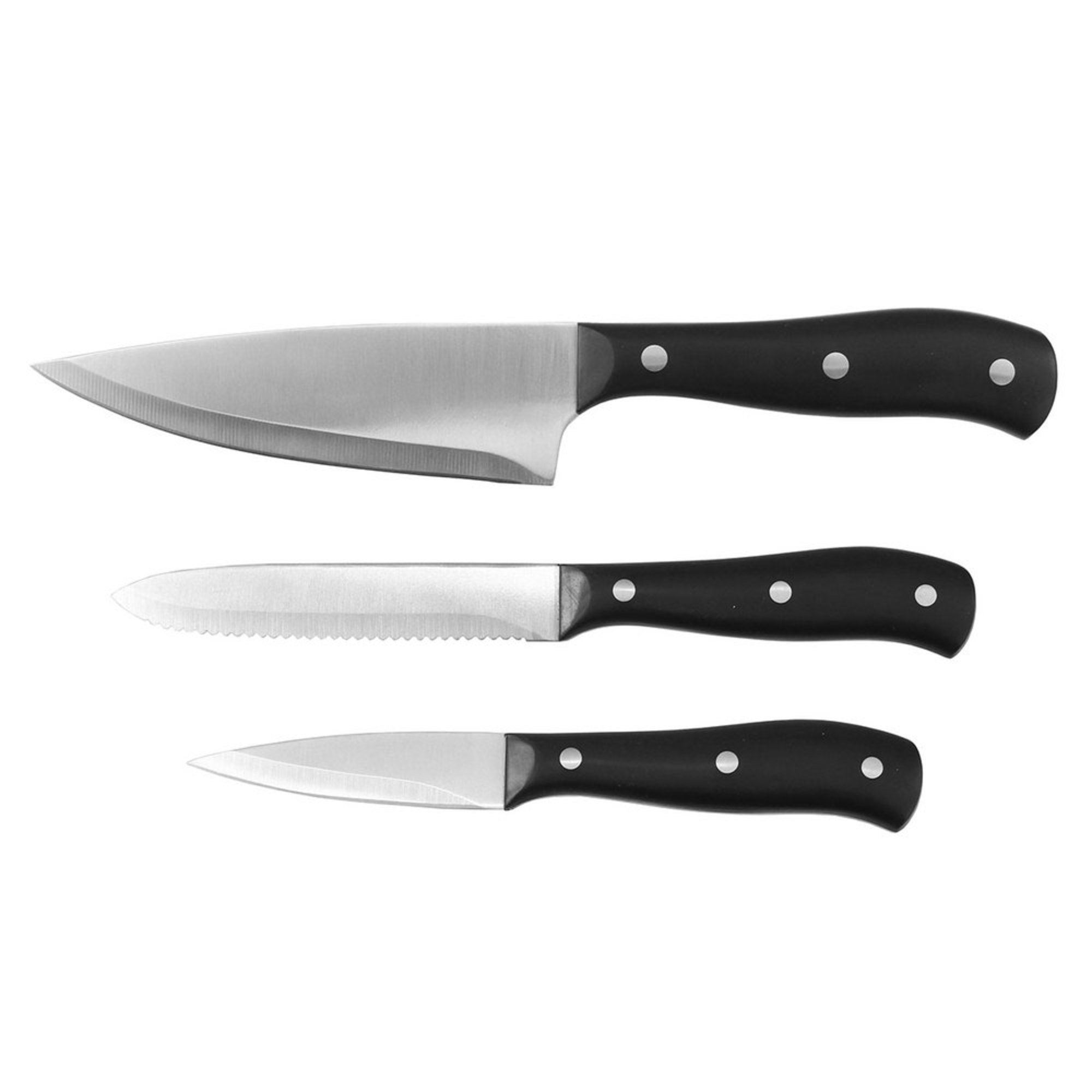 Prime Chef Triple Rivet 3piece Utility Knife Set Knives & Knife Sets
