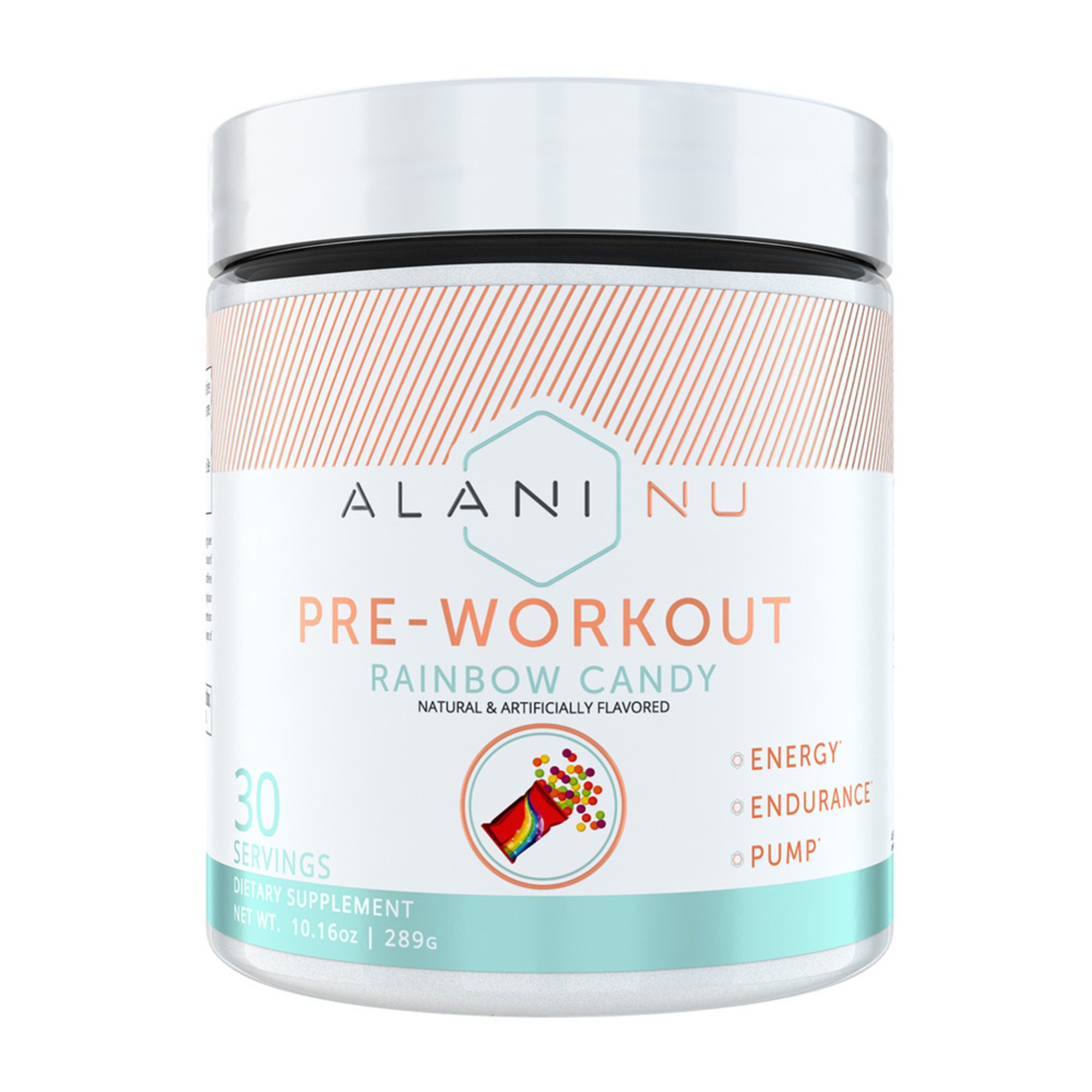 Alani Nu Preworkout Rainbow Candy 30 Servings Intra/post Alani Nu Preworkout Rainbow Candy 30 Servings Intra/post