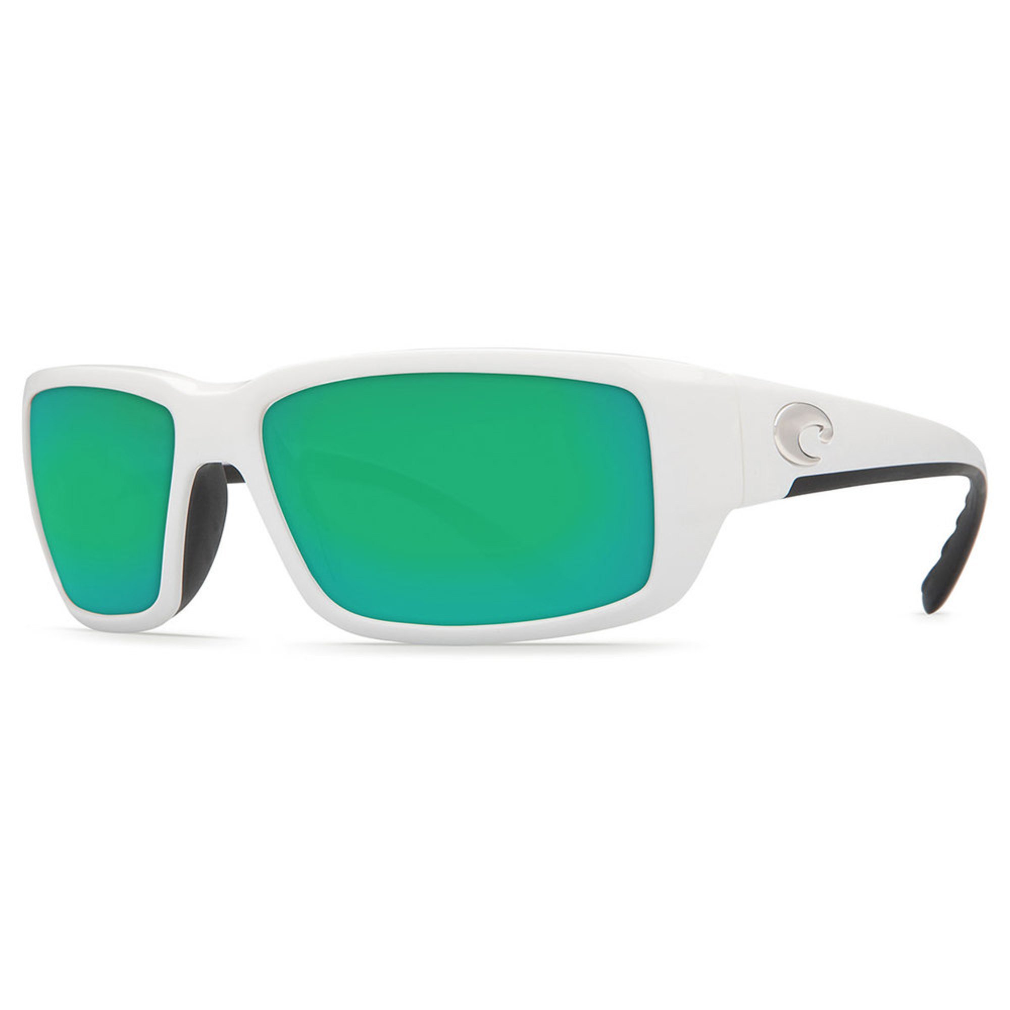 Costa Mens Fantail White Frame Polarized Sunglasses Men's Sunglasses