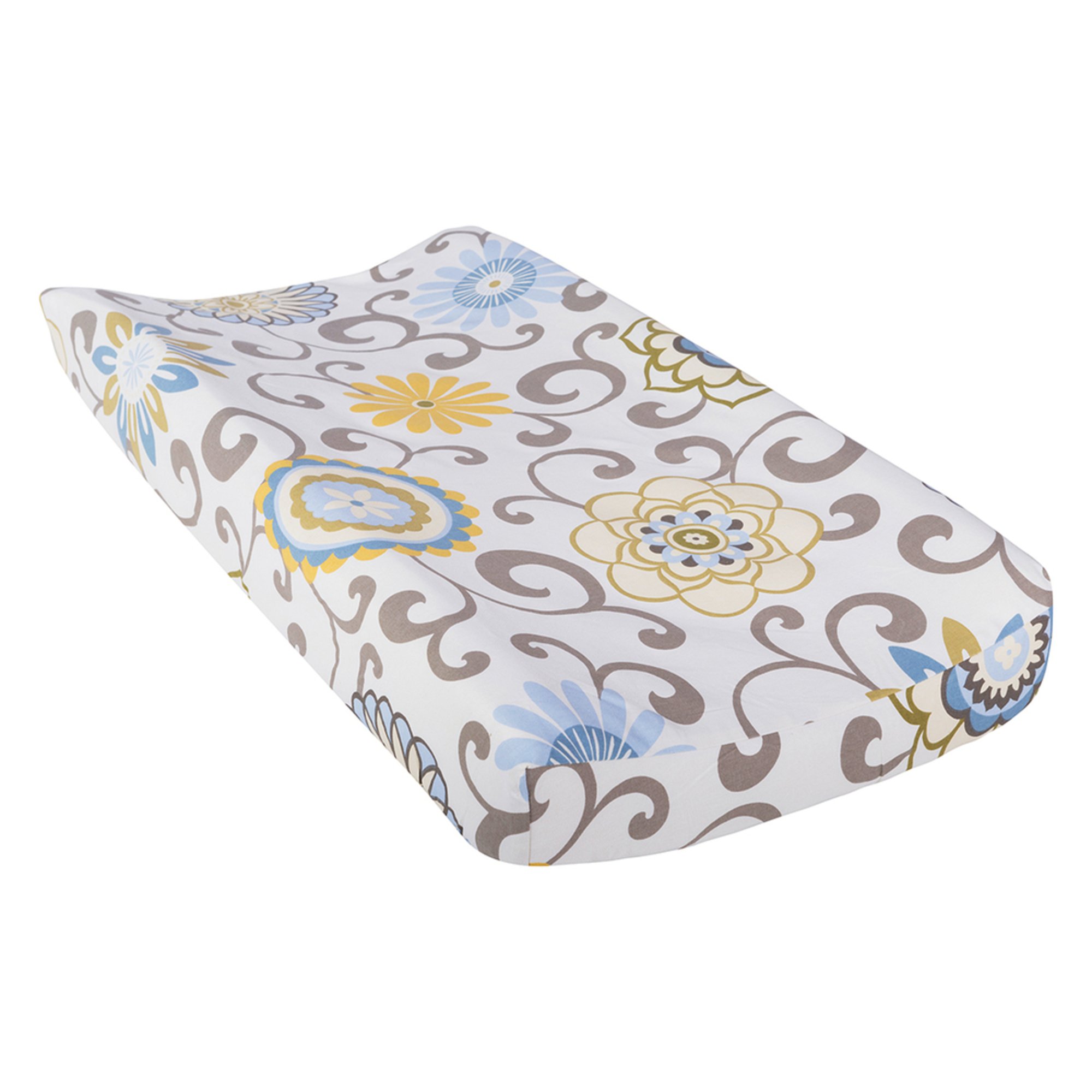 beige changing pad cover