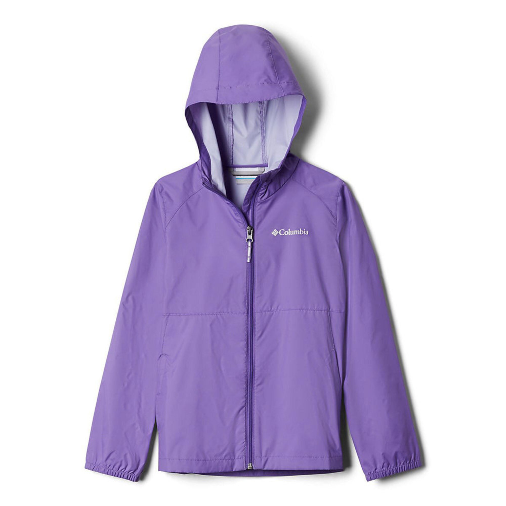 purple columbia rain jacket