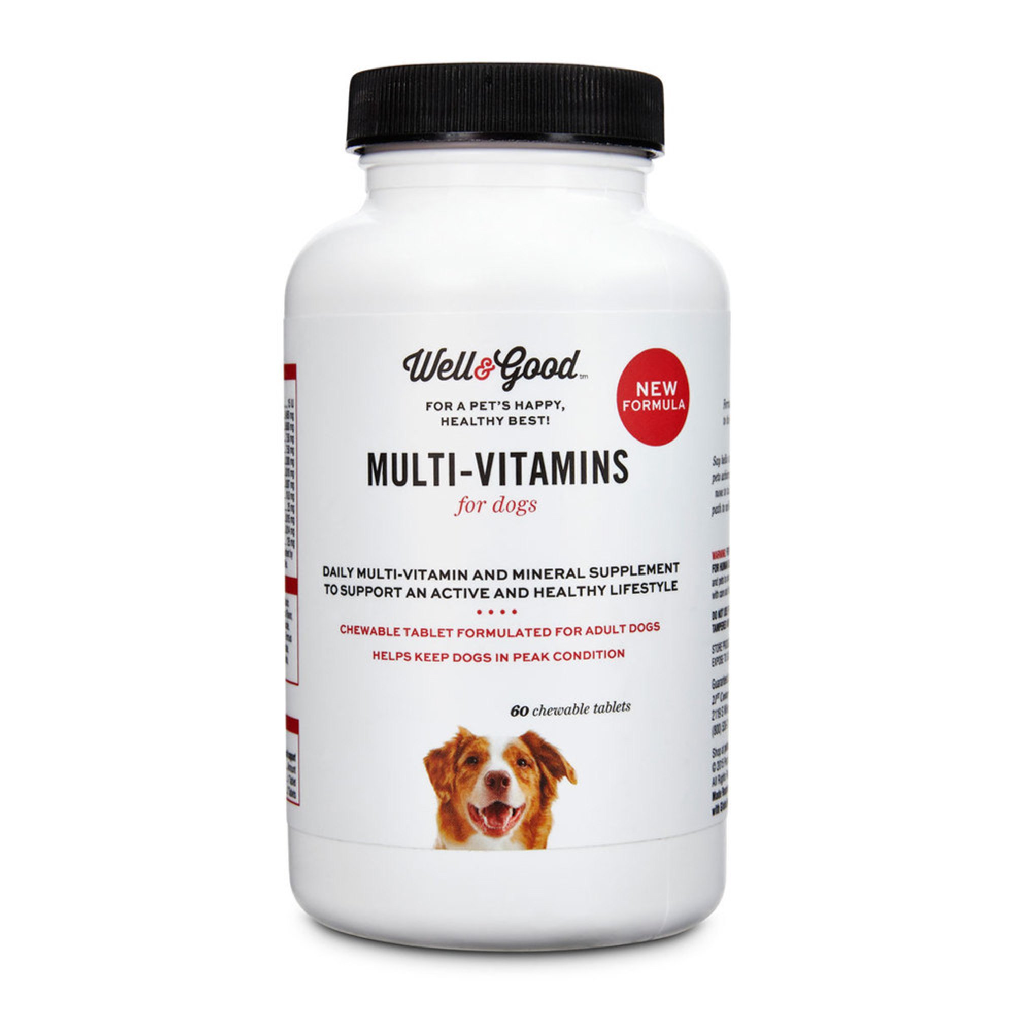 Well & Good By Petco Adult 60count Multivitamins For Dogs Pet Multi