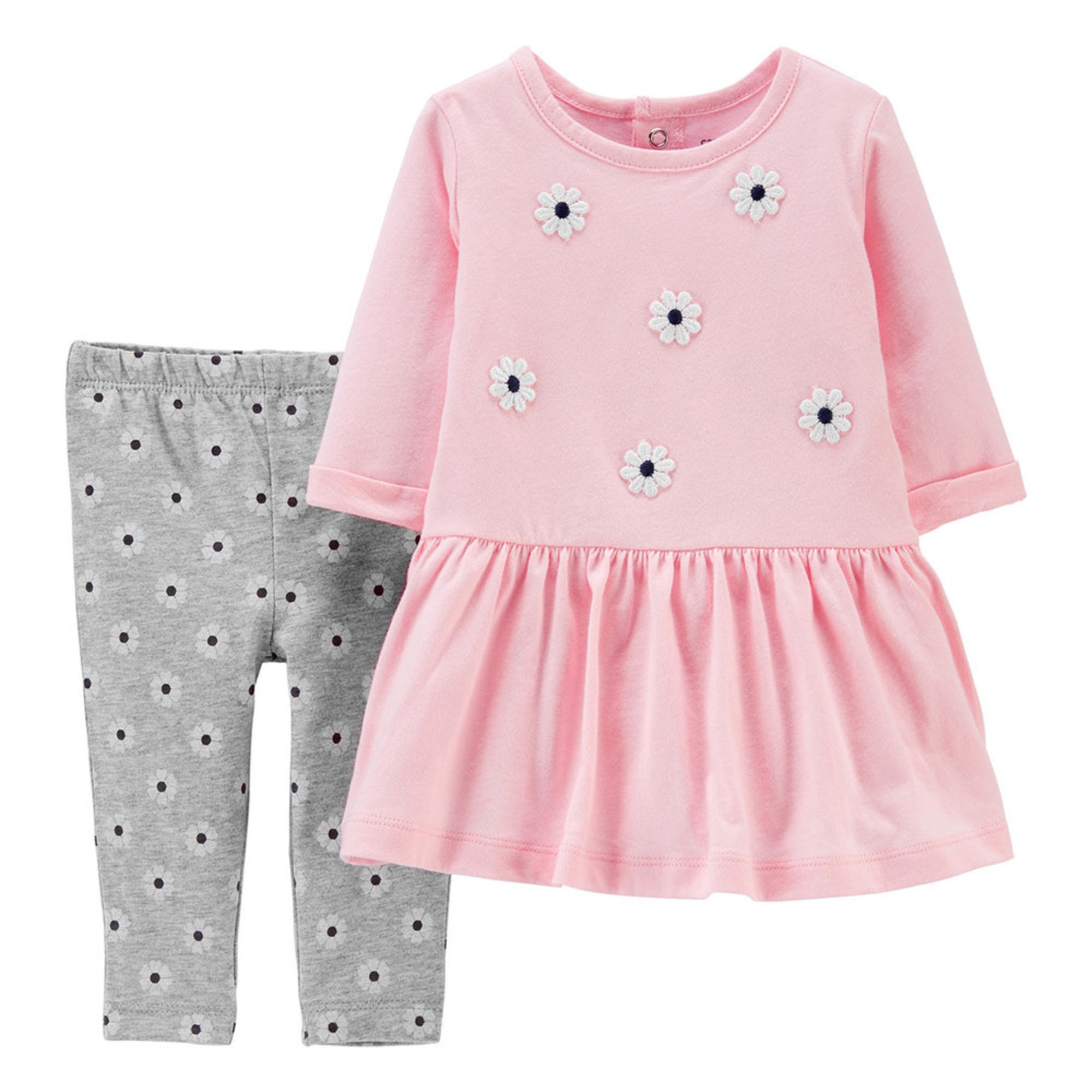 girls dress and leggings set
