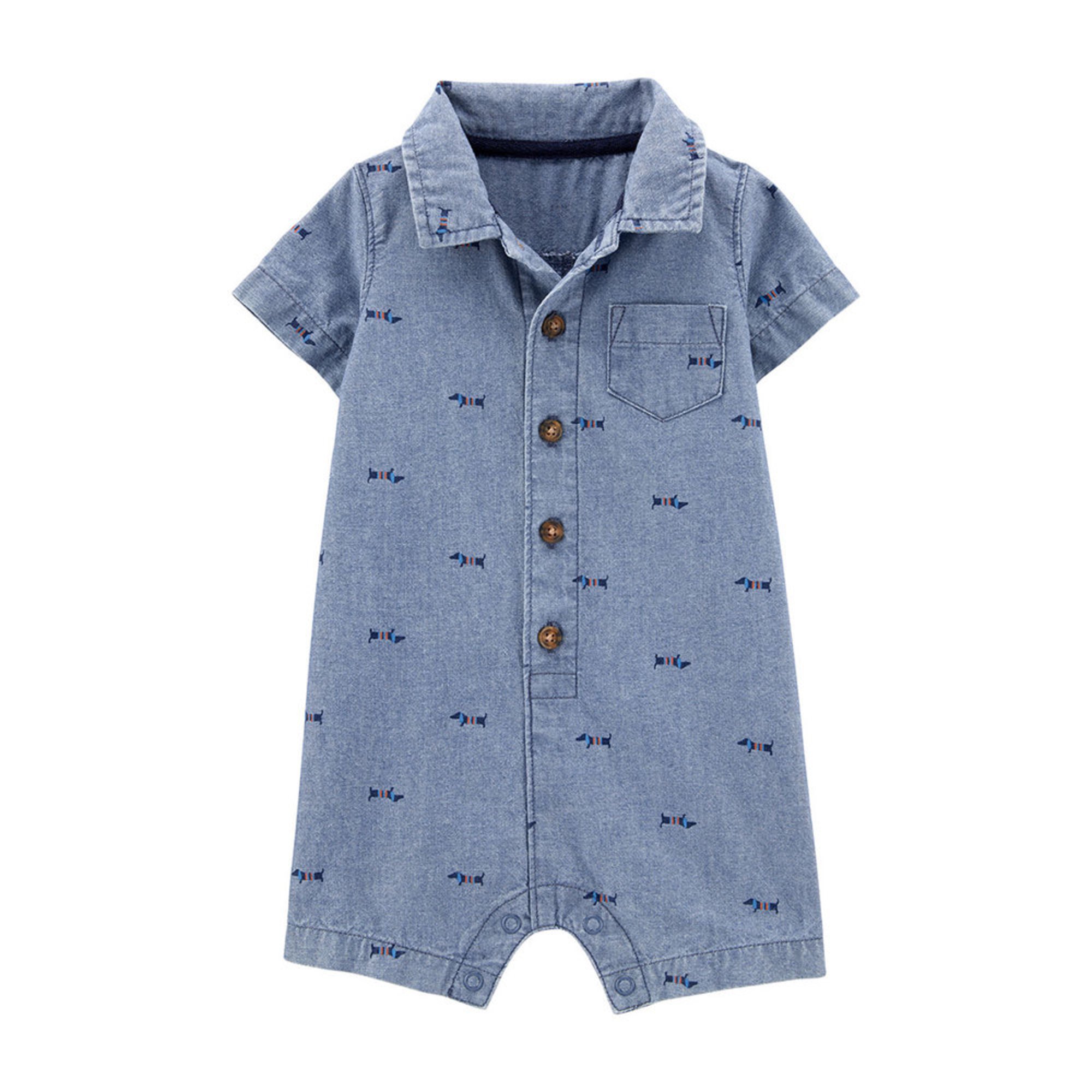 chambray polo