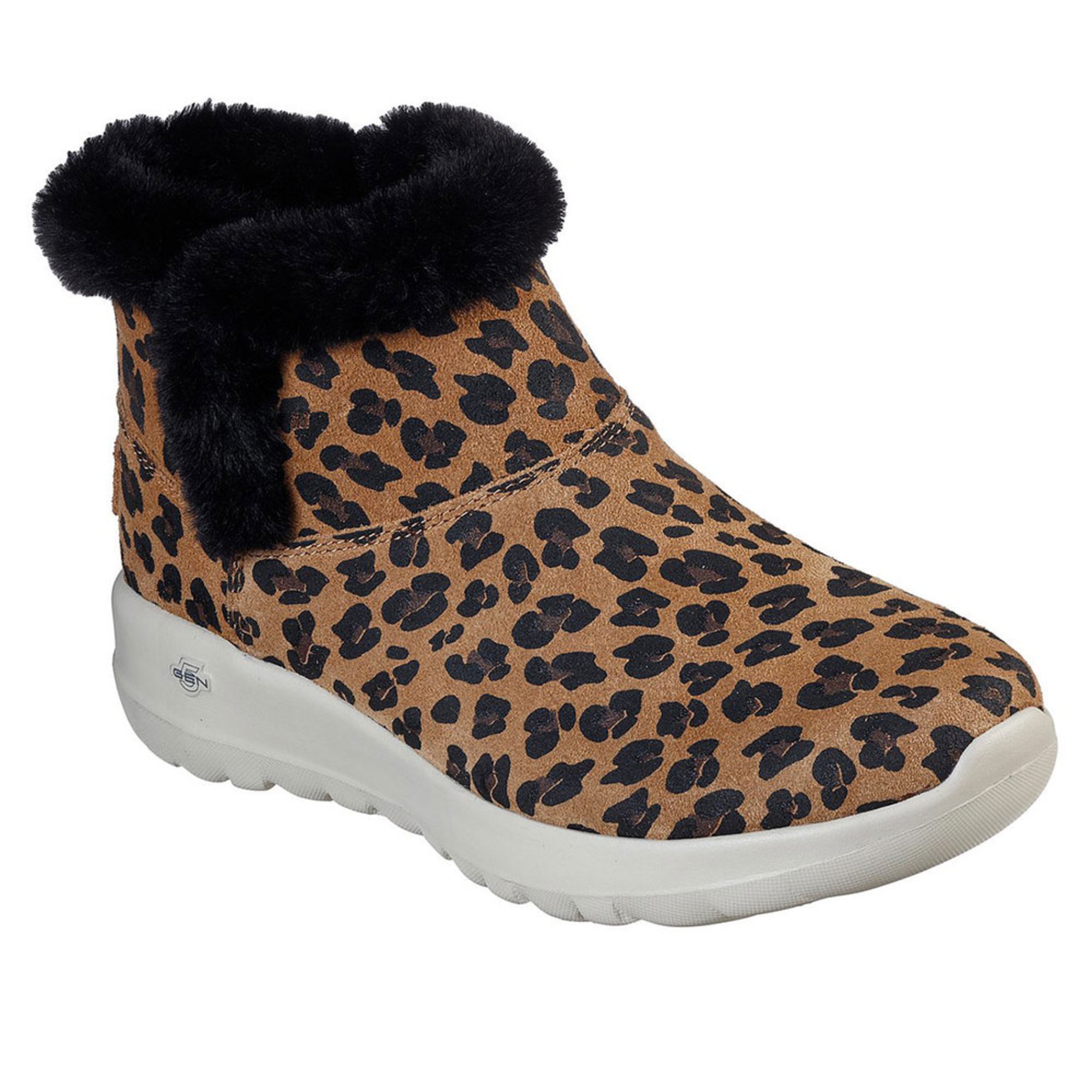 leopard sneaker boot