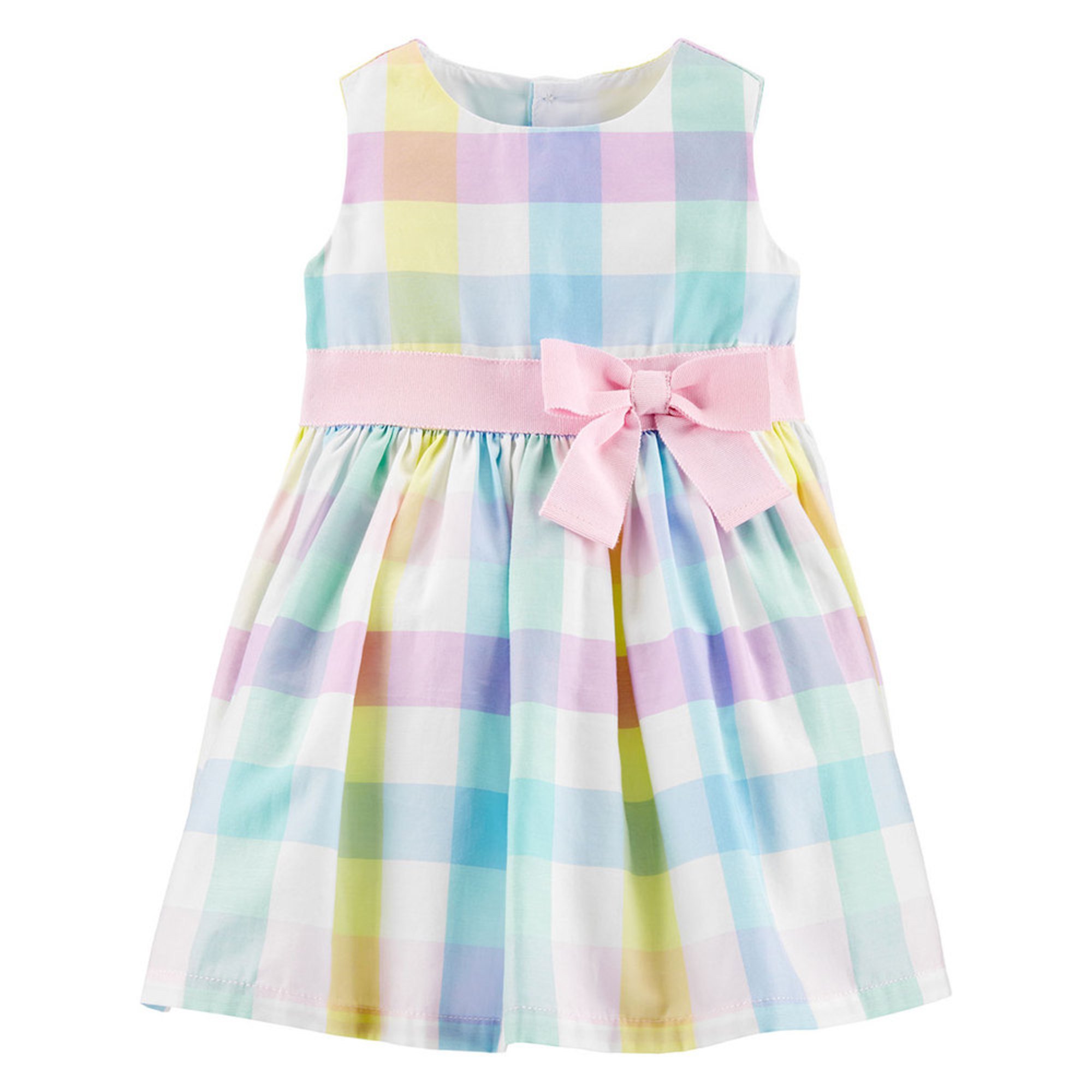 gingham baby dress