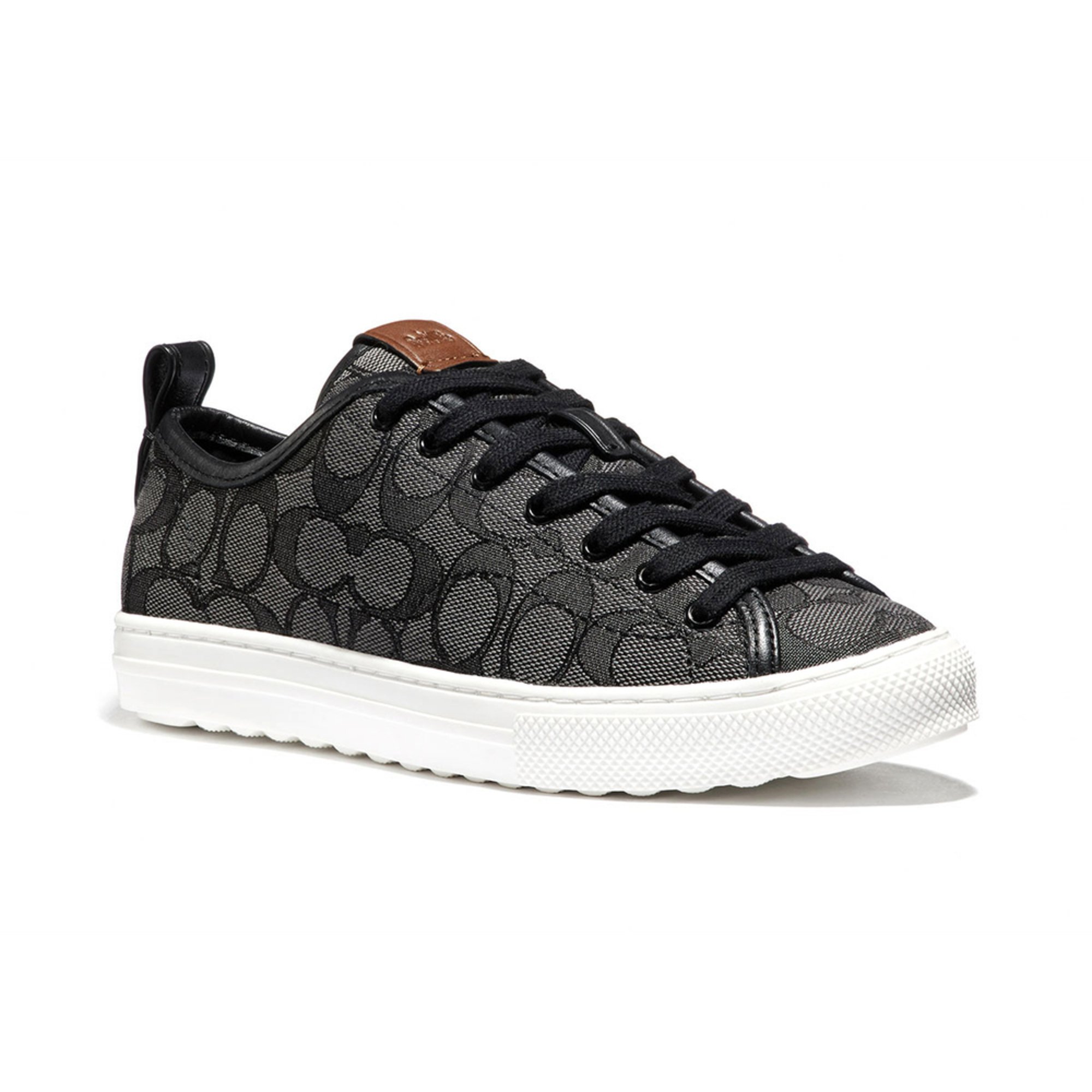 Coach Women's Signature Canvas Leather Sneaker | Fashion Sneakers ...