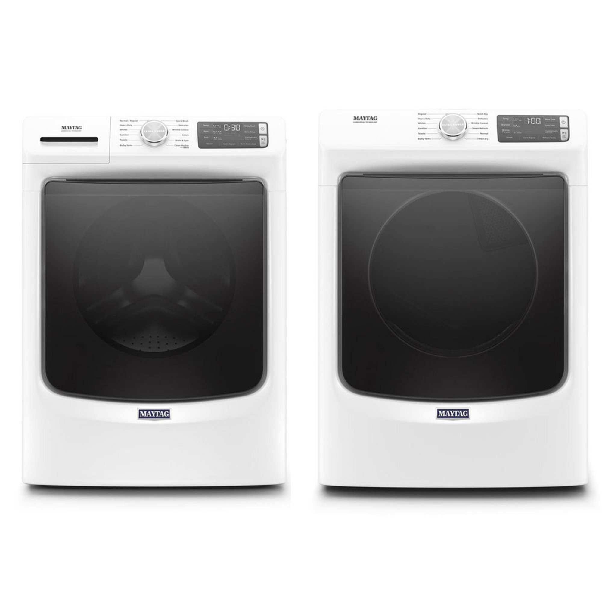 Maytag Front Load Washer/electric Dryer Bundle (mhwe6630hw) Front