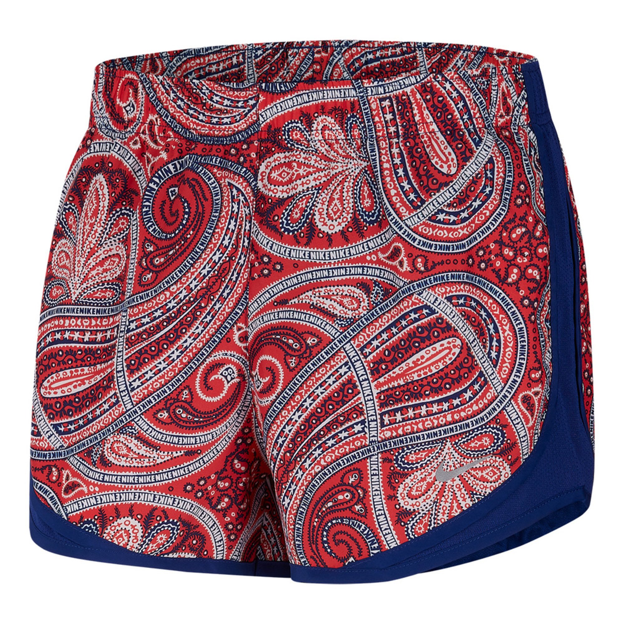 navy nike tempo shorts