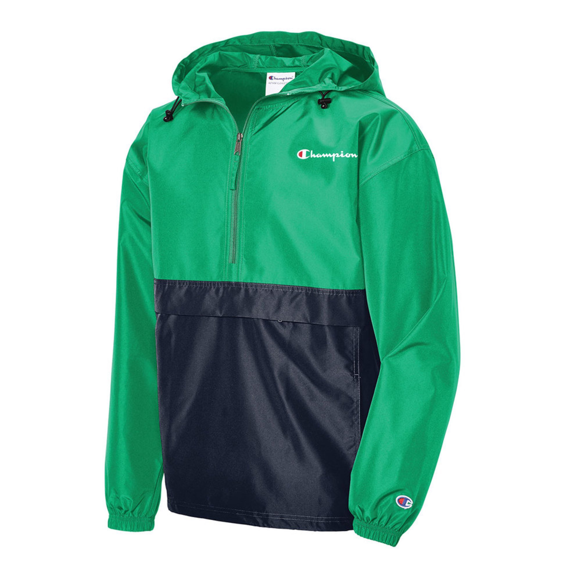 champion jacket green