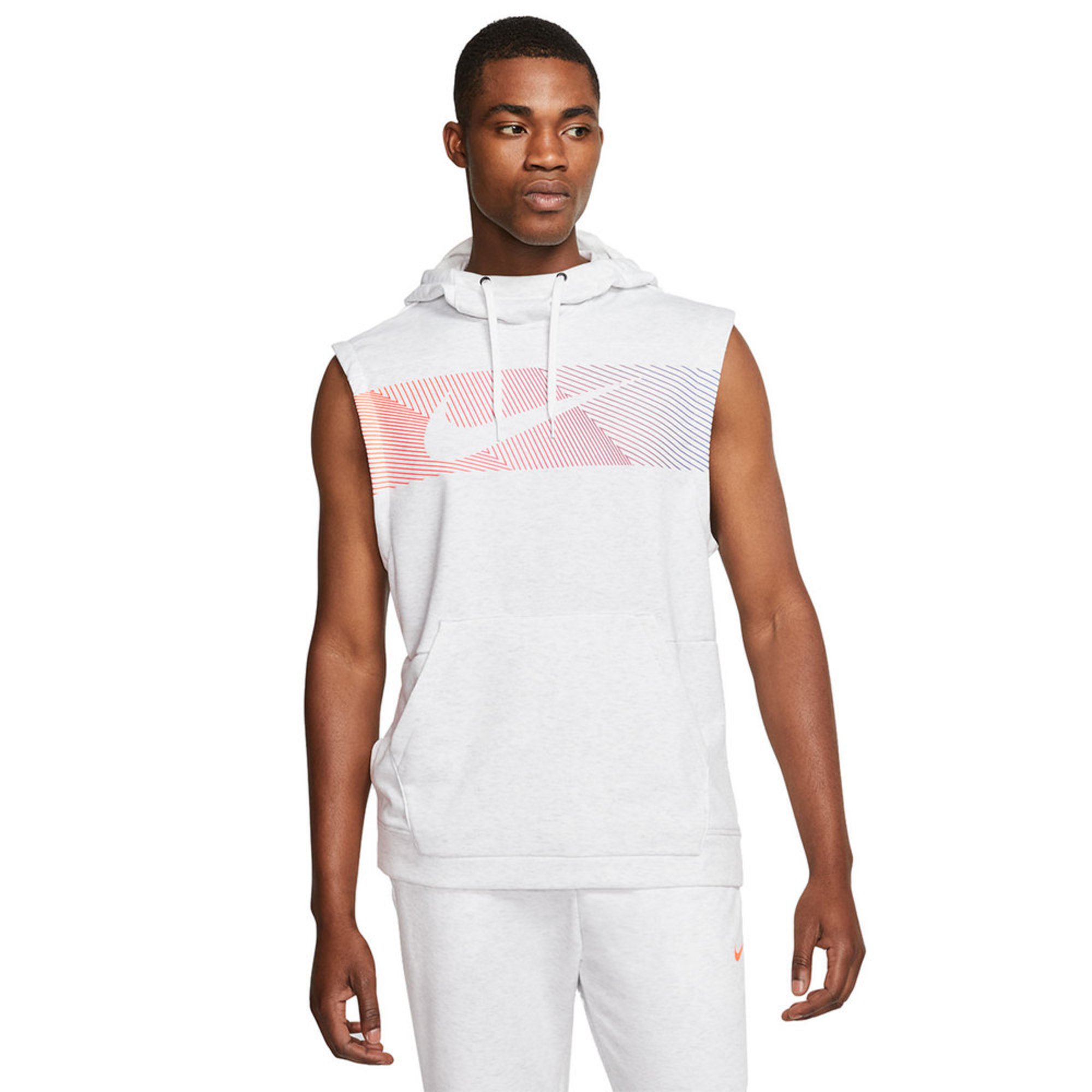 nike dry sleeveless fleece hoodie