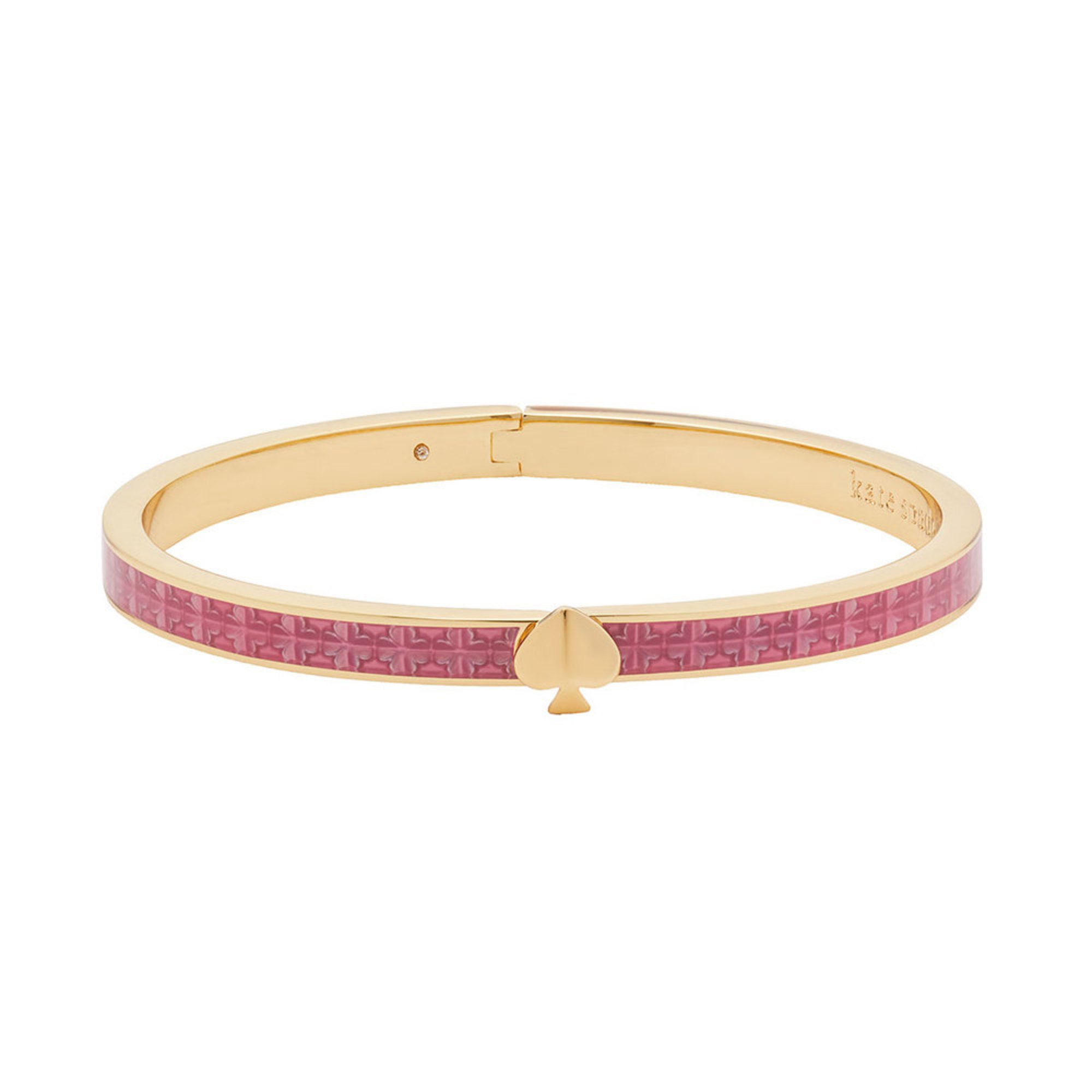 Kate Spade Heritage Spade Textured Thin Bangle Fashion Bracelets