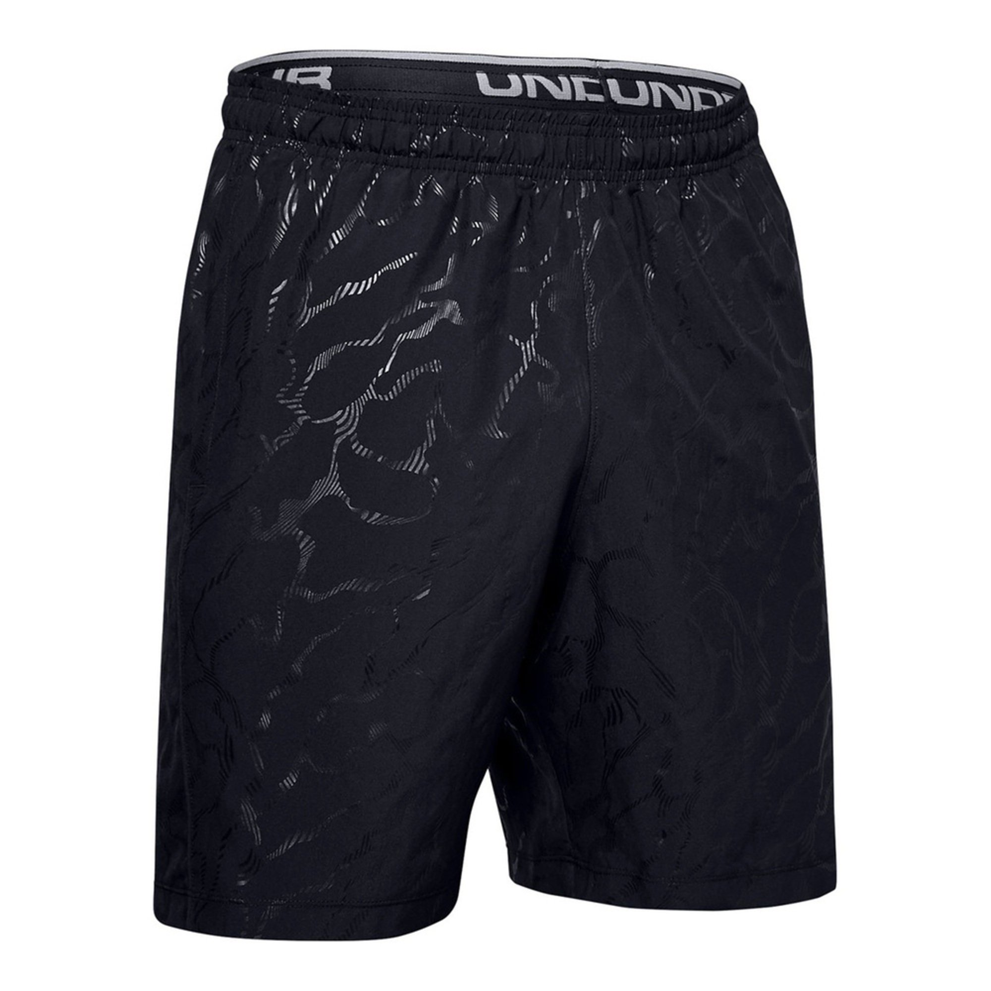 Under Armour Mens Woven Graphic Emboss Short Black | Active Shorts ...