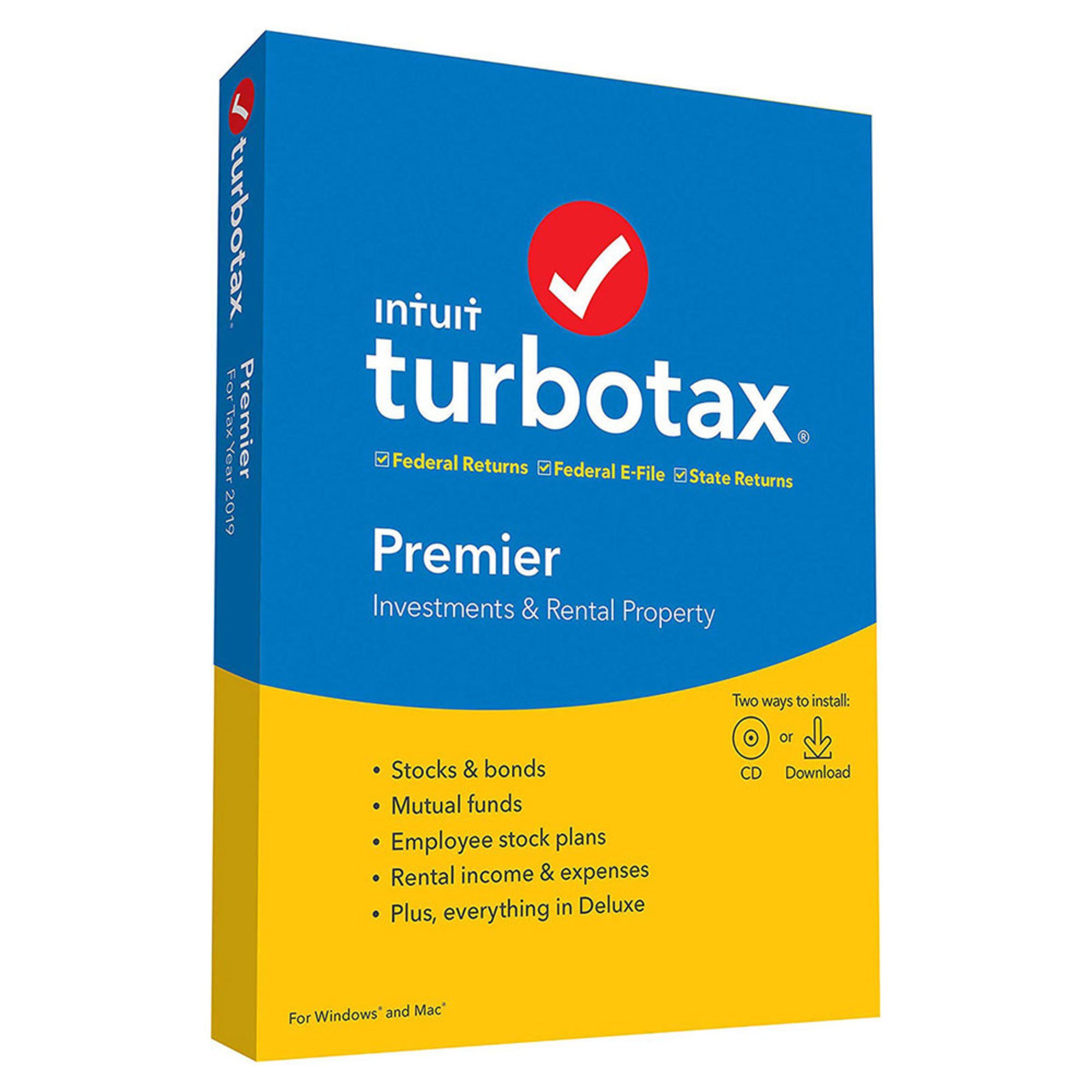 Turbotax Premier 2019 Pc Software Electronics Shop Your Navy