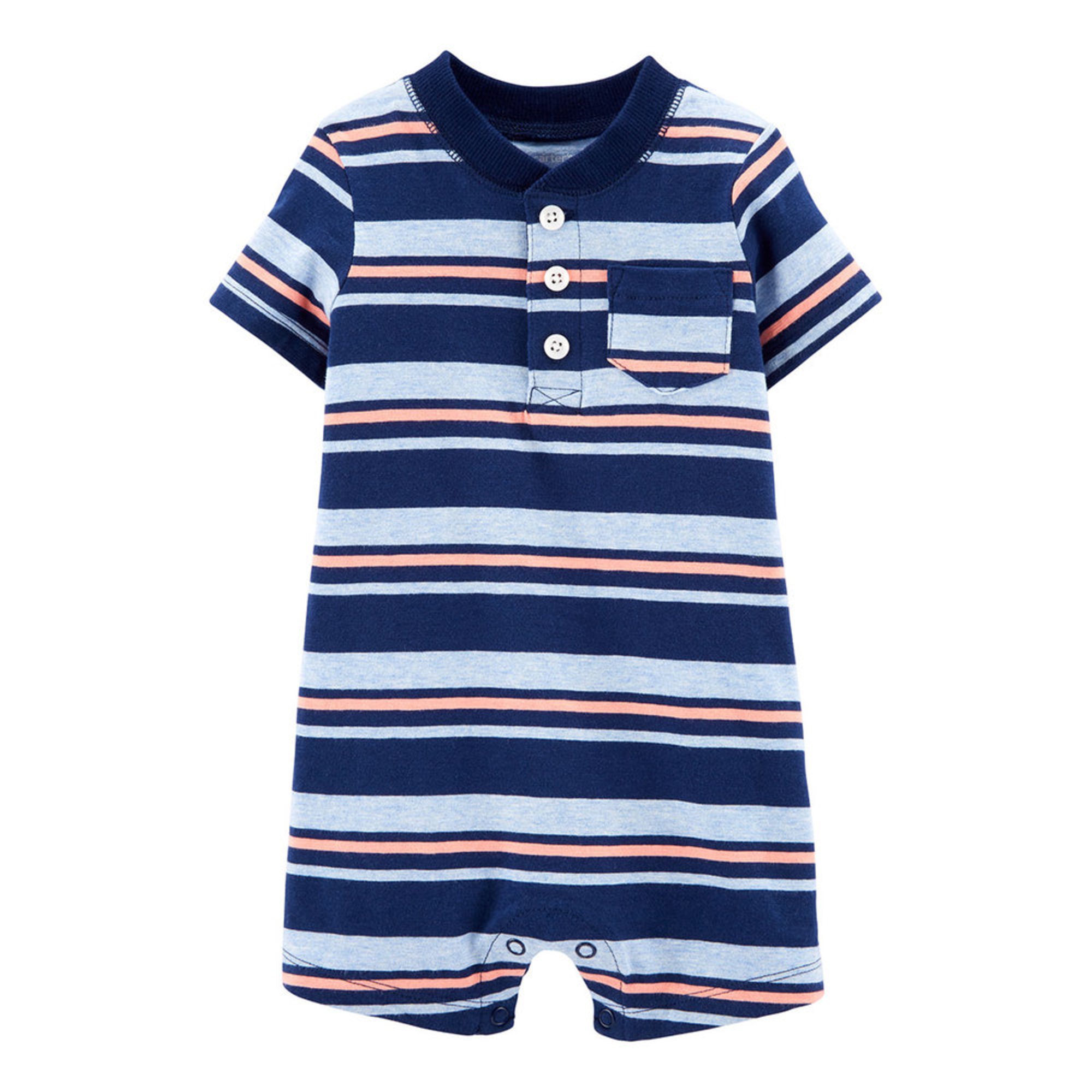 henley romper baby