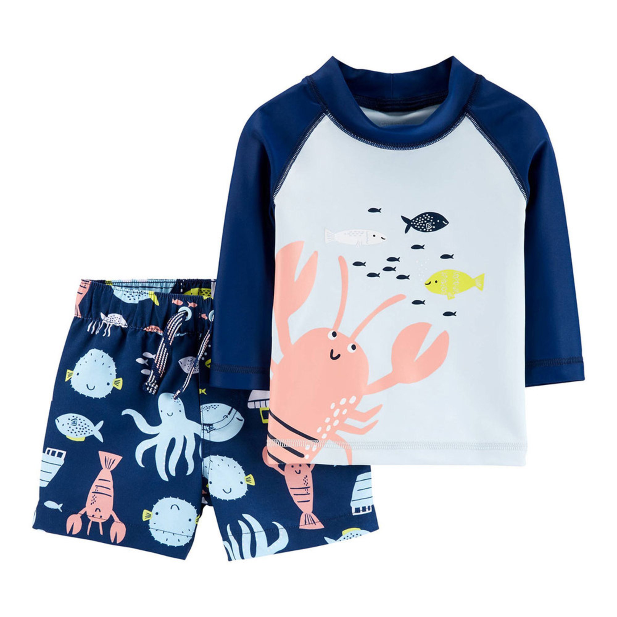 baby boys rash guard sets