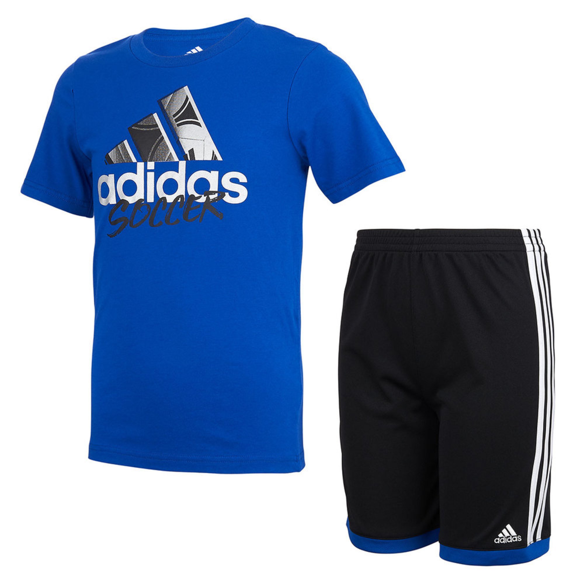 Adidas Baby Boys' Graphic Cotton Shorts Set Baby Boys' Sets Apparel