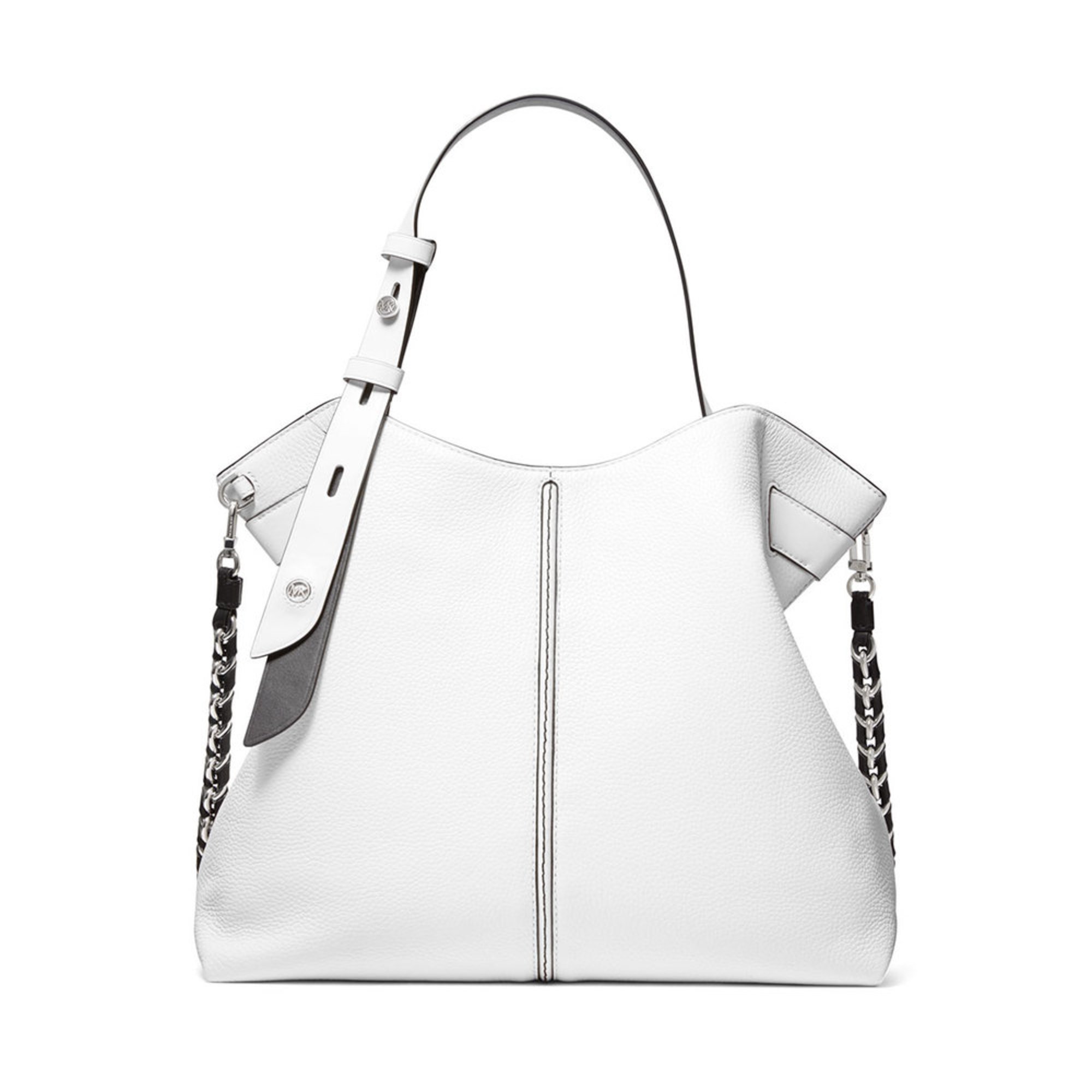 astor pebbled leather shoulder bag