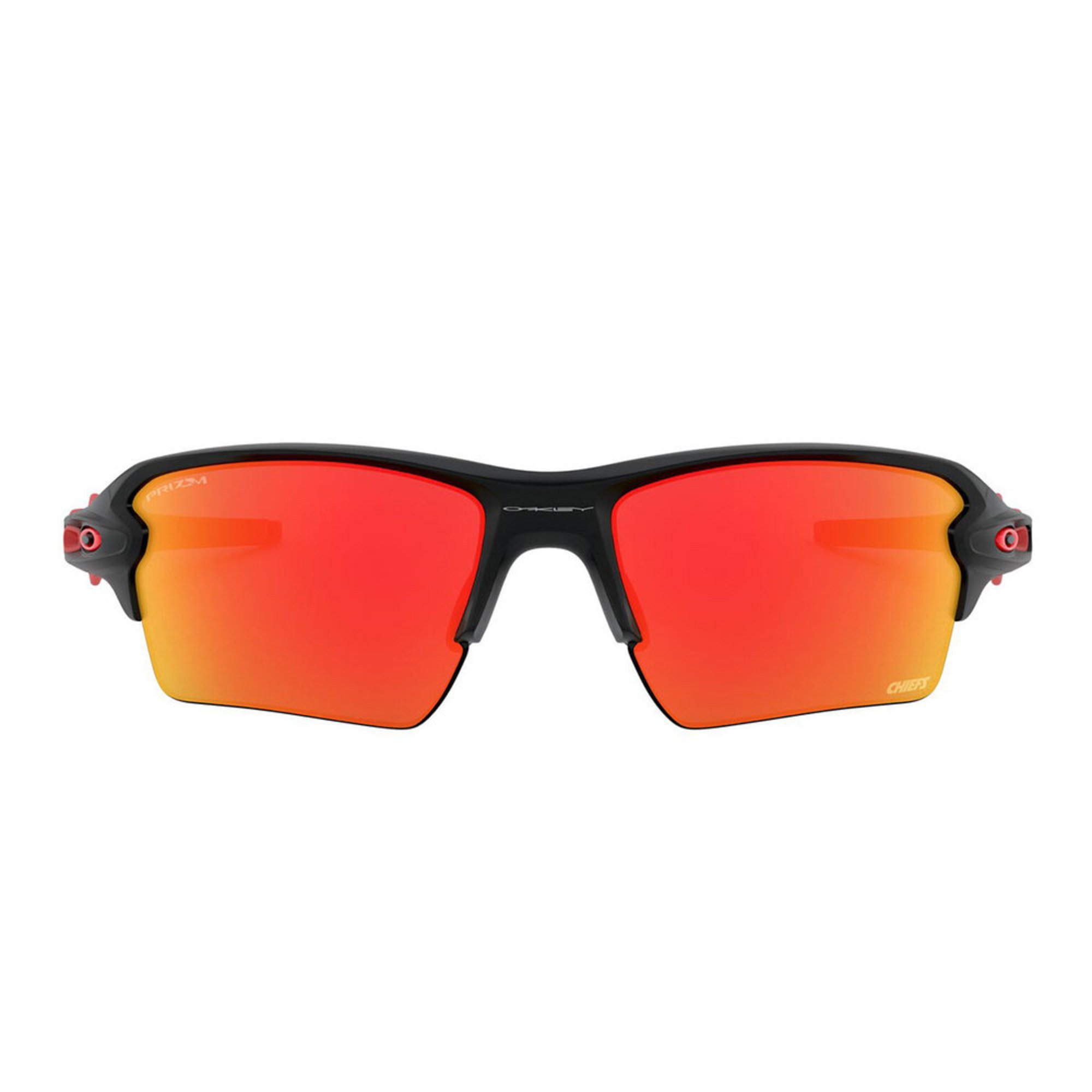 Oakley Kansas Chiefs Flak 2.0 Xl Matte Black Sunglasses Men's